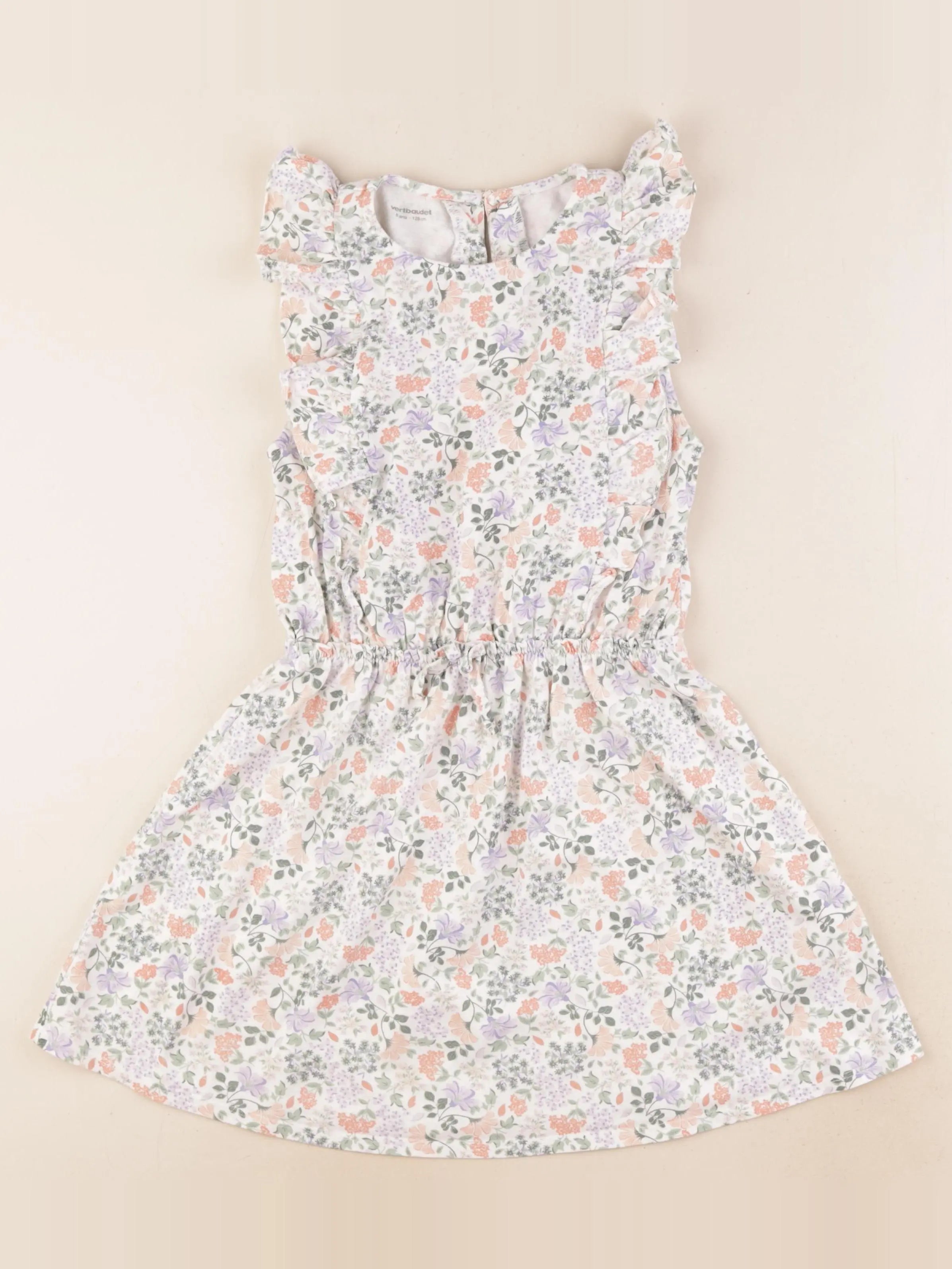 Vertbaudet - robe multicolore - 8 ans