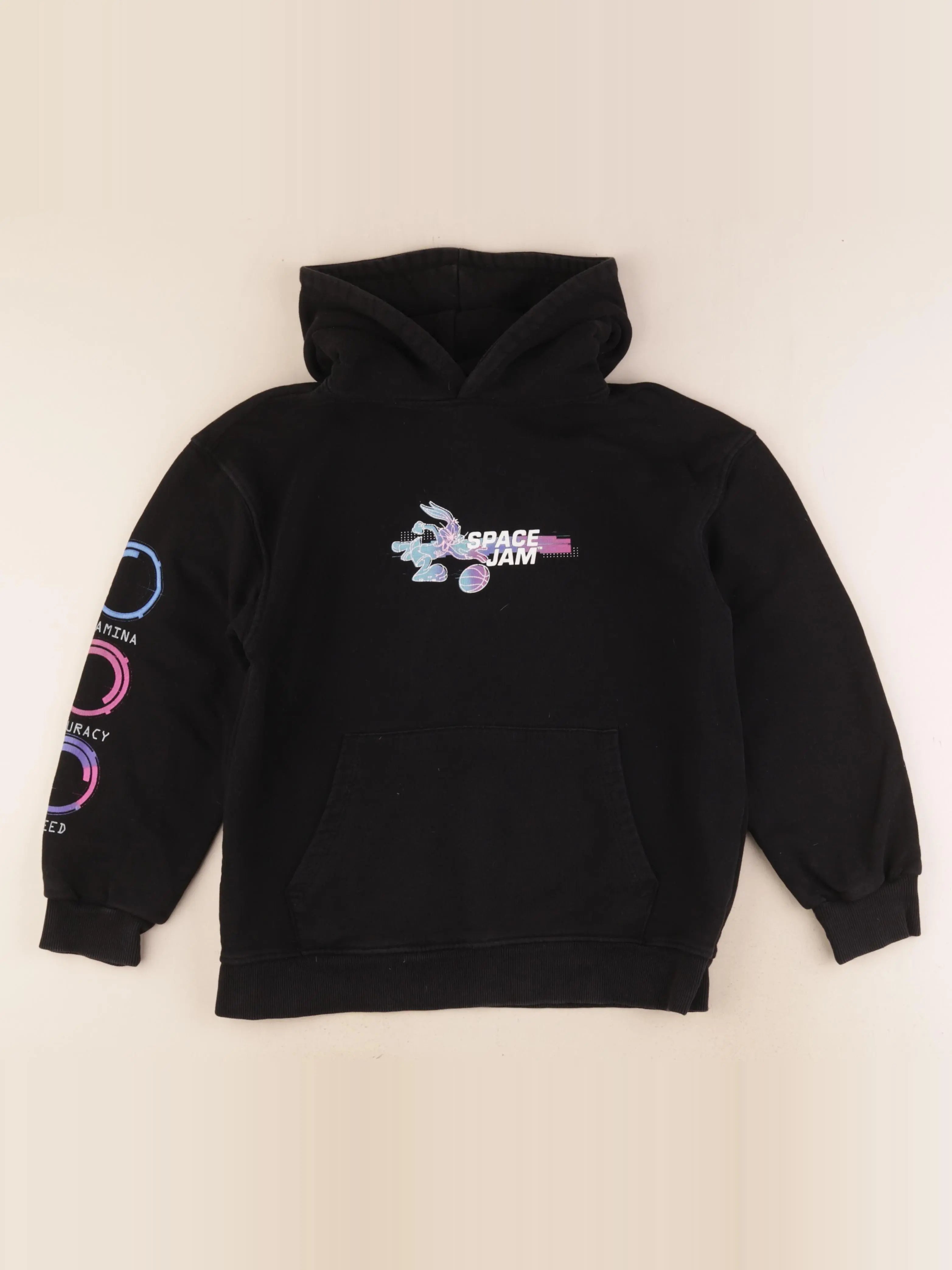 Zara - sweat imprimé au dos noir - 10 ans