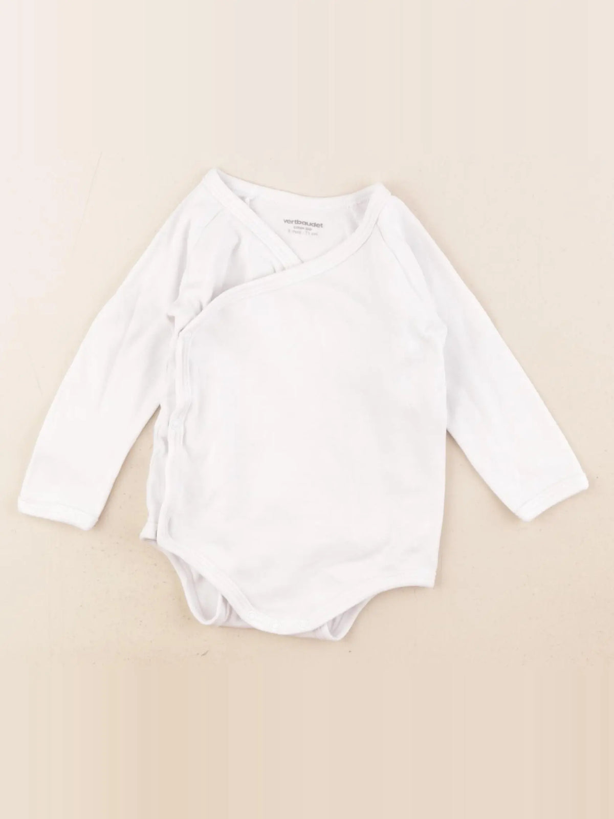 Vertbaudet - body blanc - 9 mois