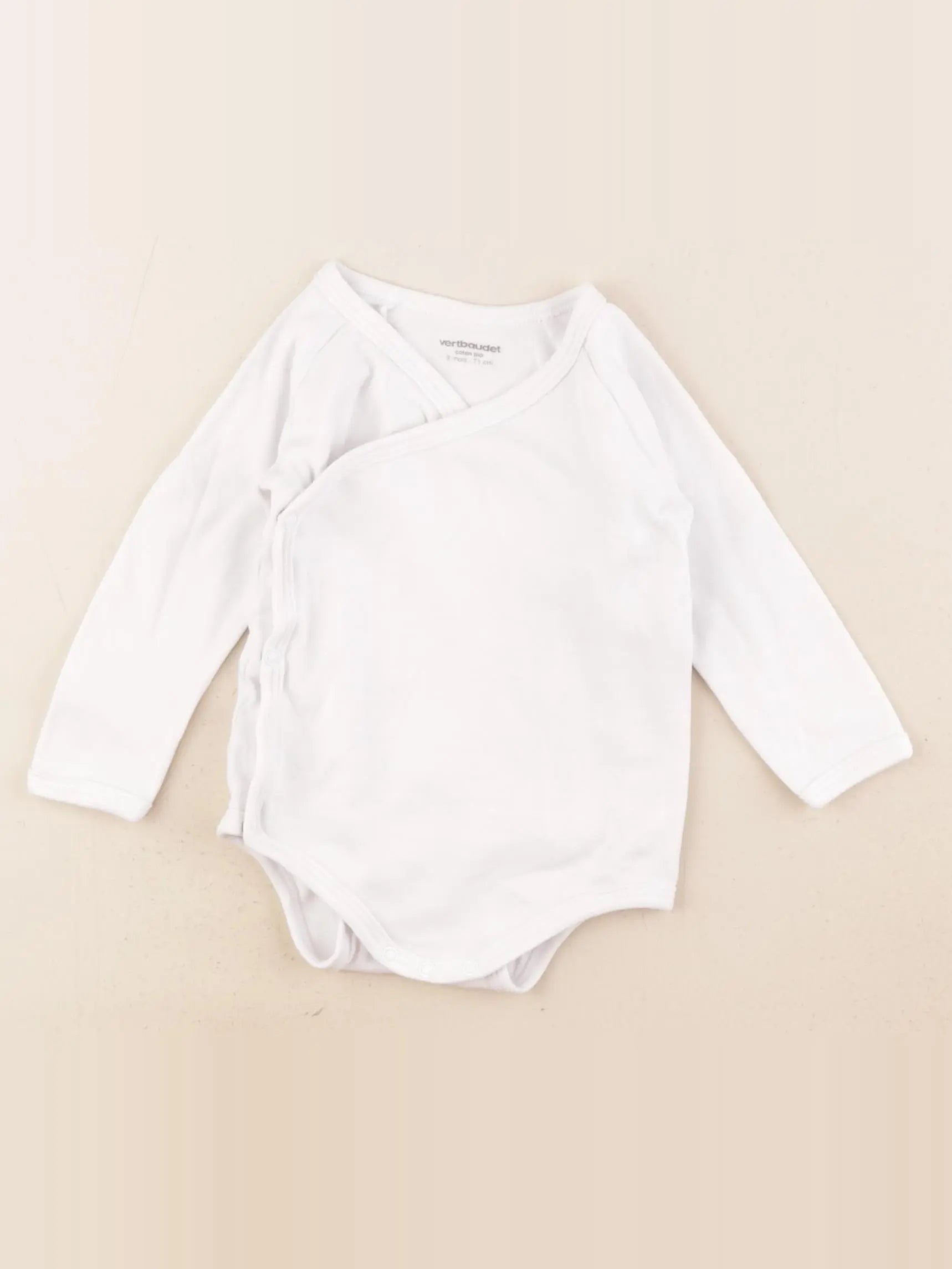 Vertbaudet - body blanc - 9 mois