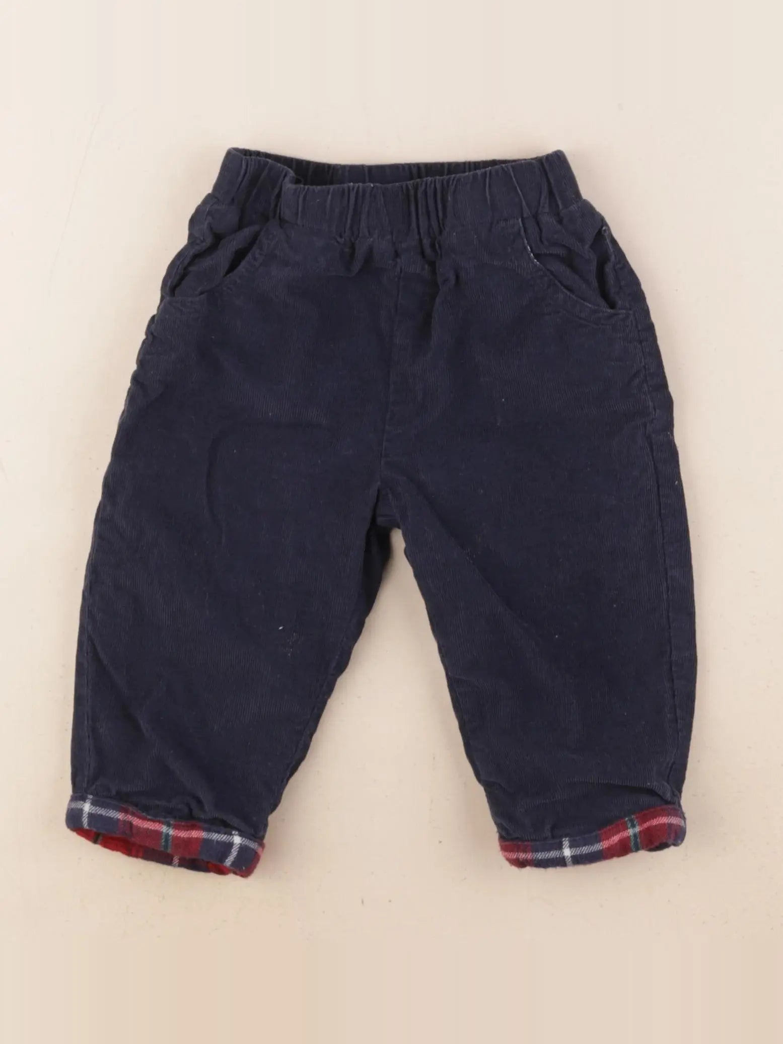 Boutchou - pantalon bleu - 9 mois