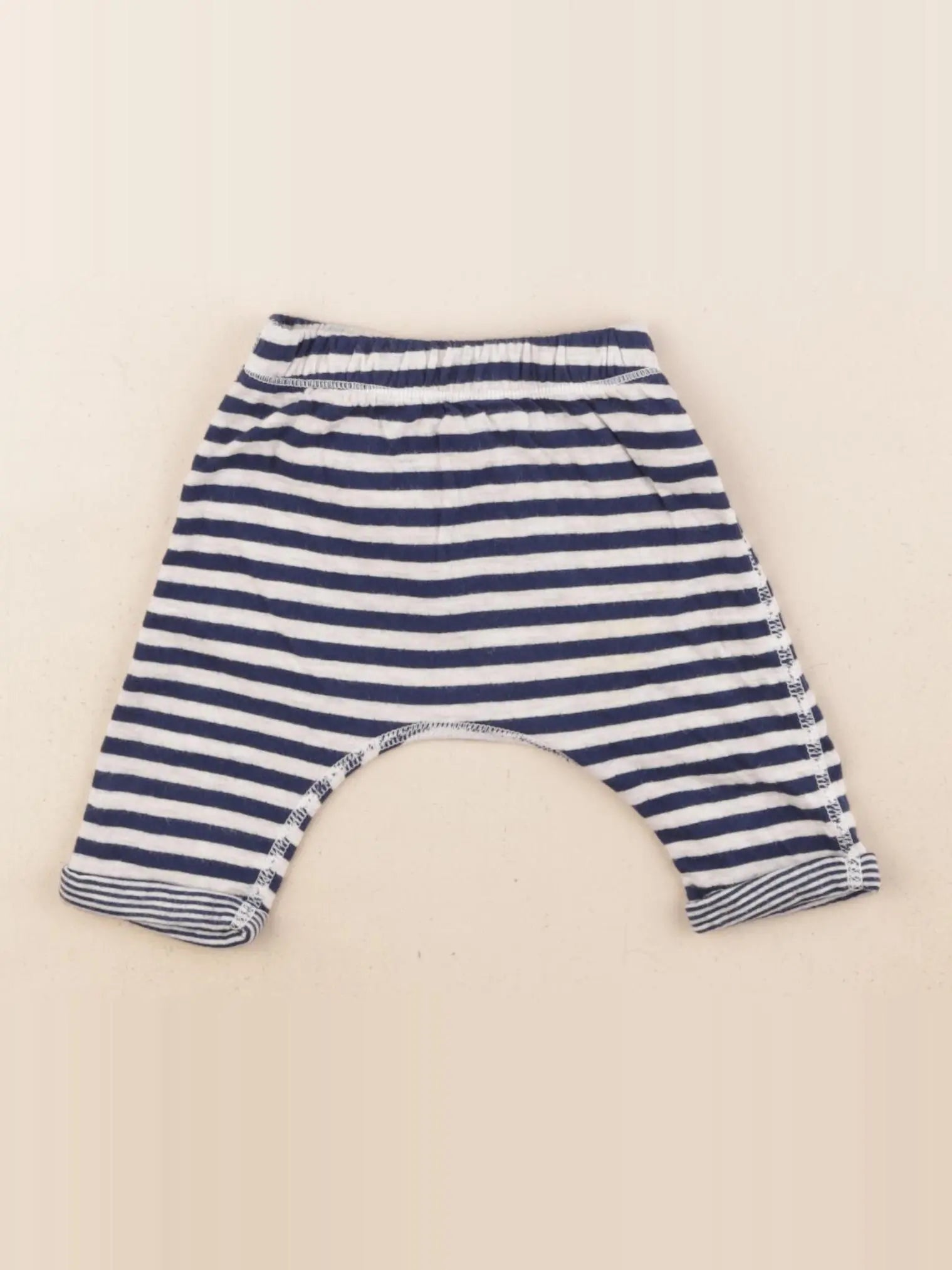 Petit Bateau - sarouel bleu - 3 mois