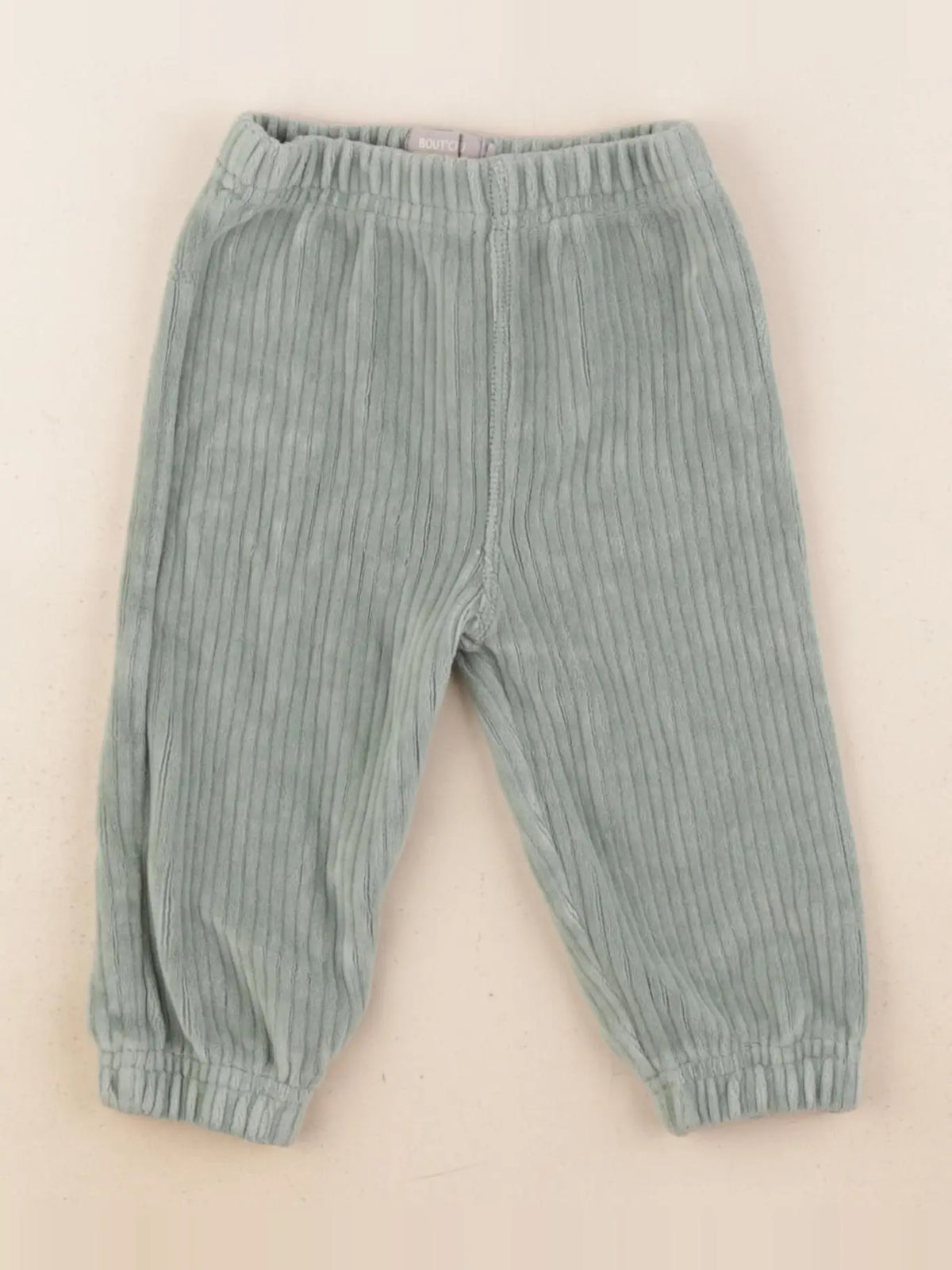 Boutchou - pantalon vert - 9 mois