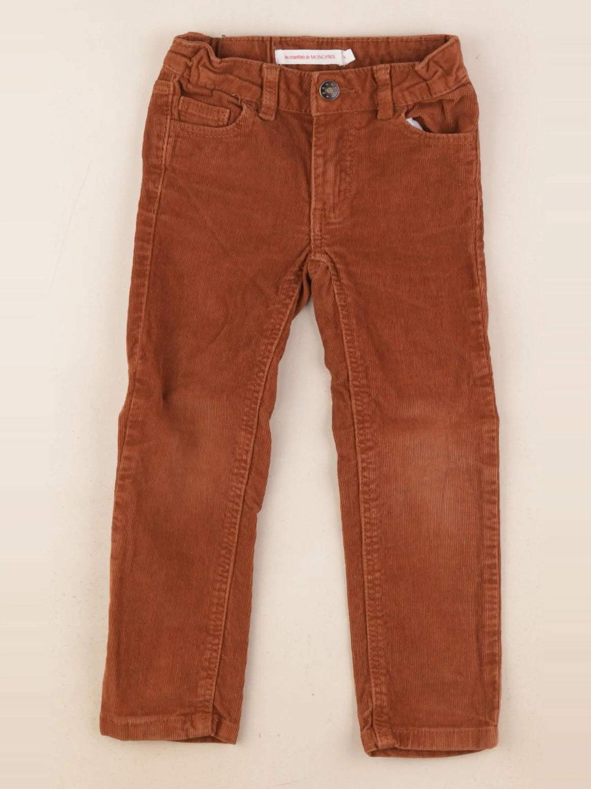 Monoprix - pantalon marron - 3 ans