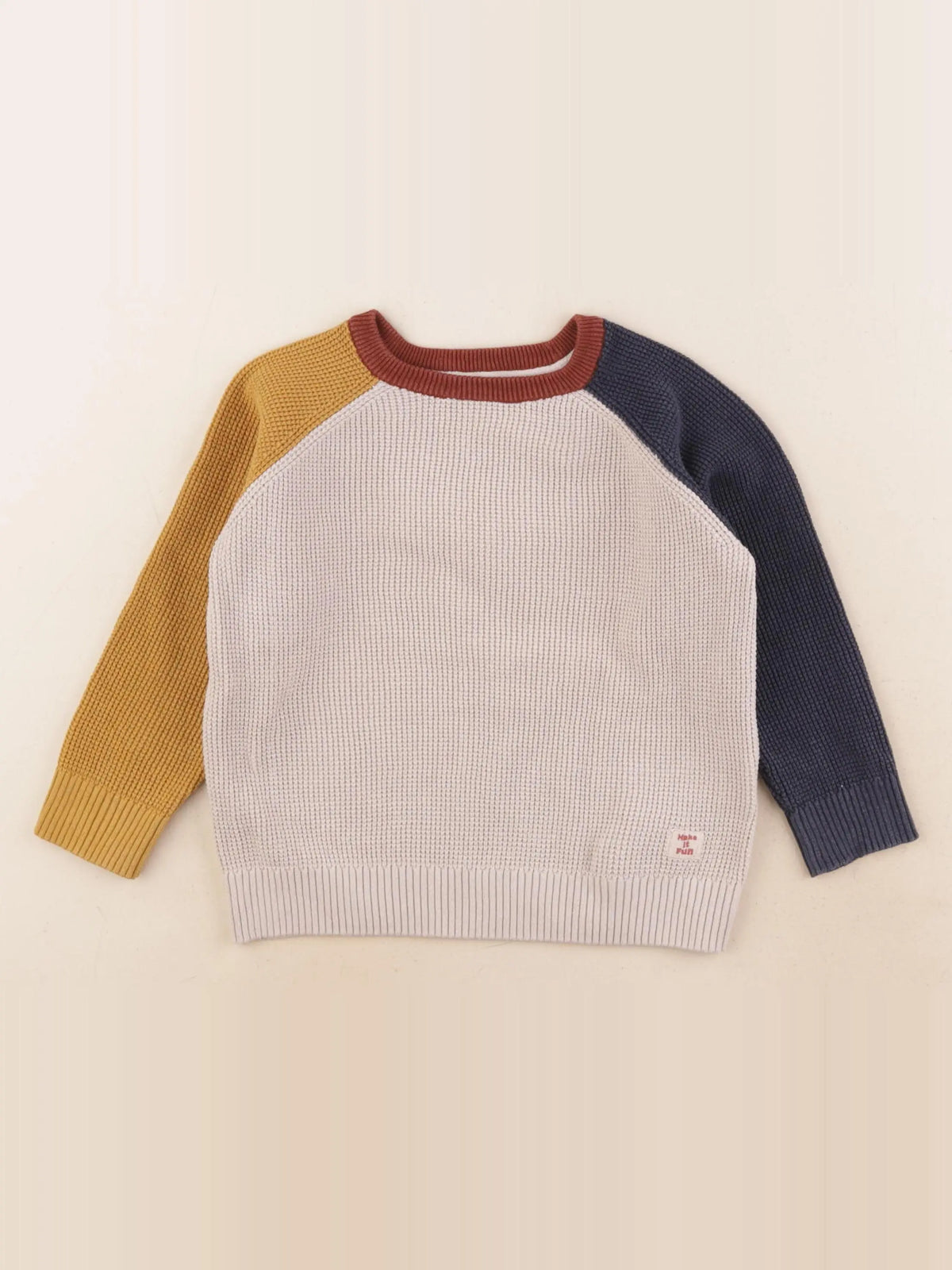 Vertbaudet - pull multicolore - 4 ans