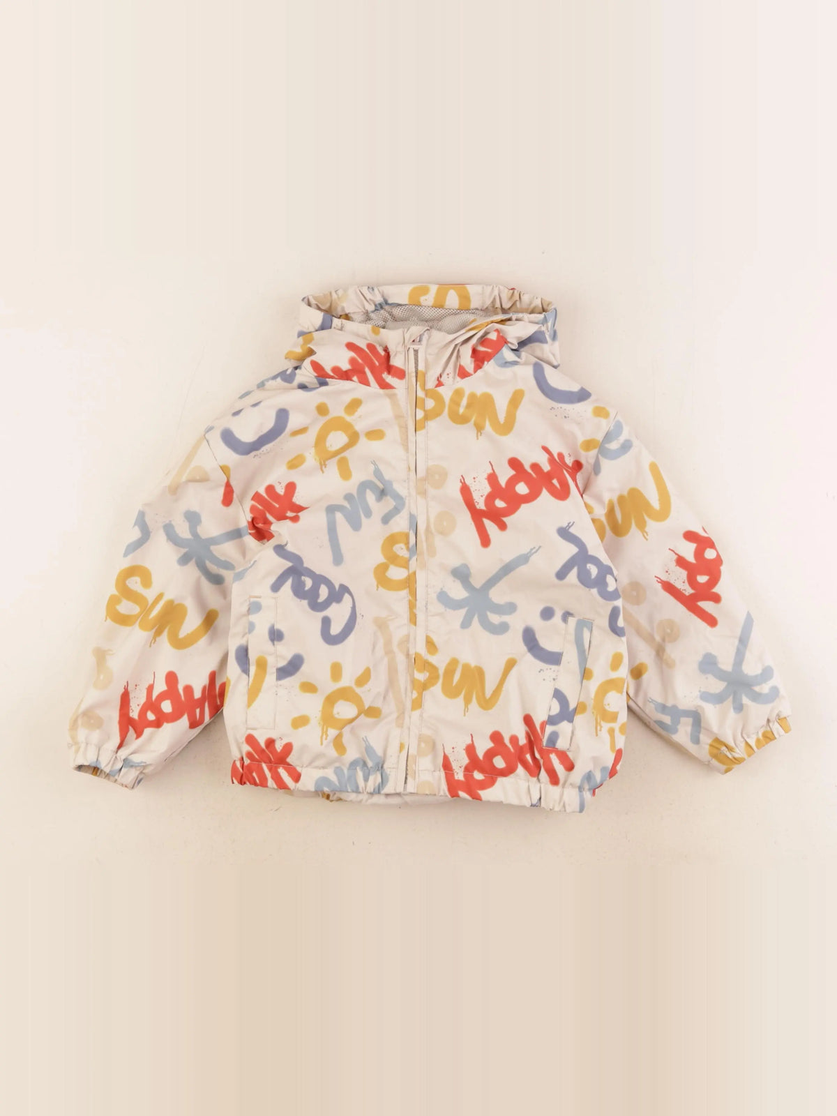 Vertbaudet - imperméable marron, multicolore - 4 ans