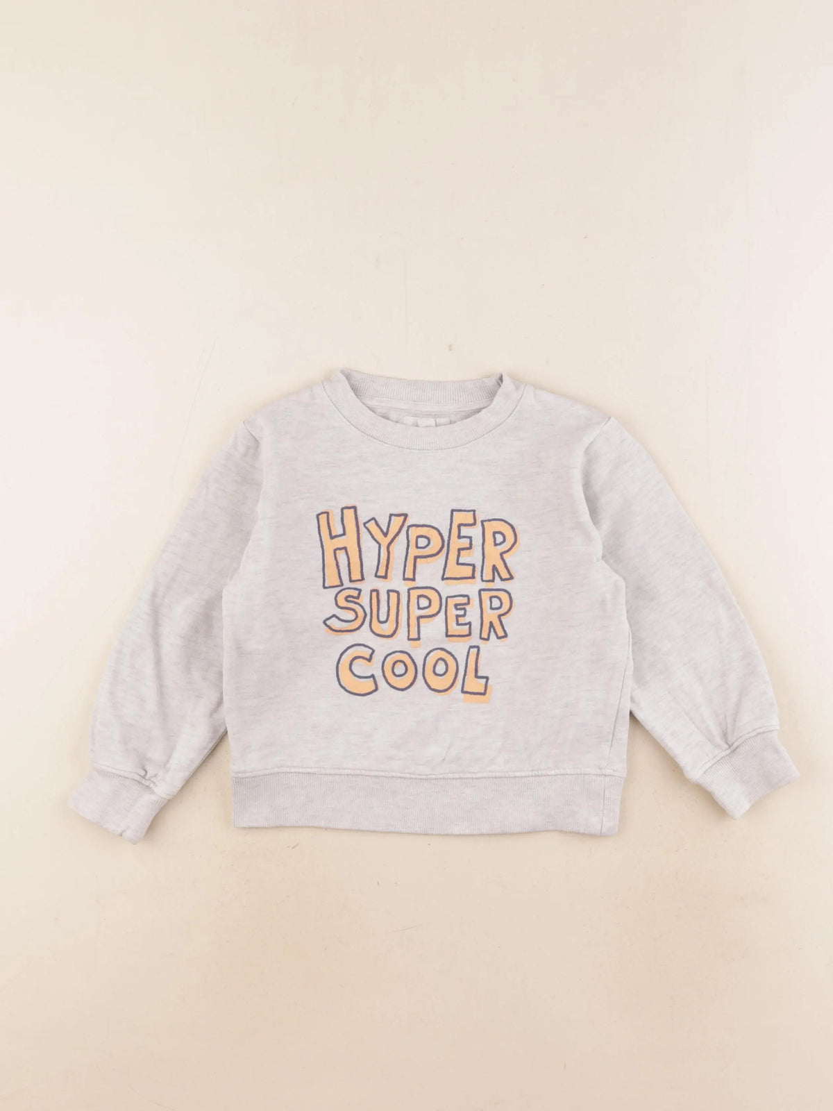 Vertbaudet - sweat gris - 4 ans