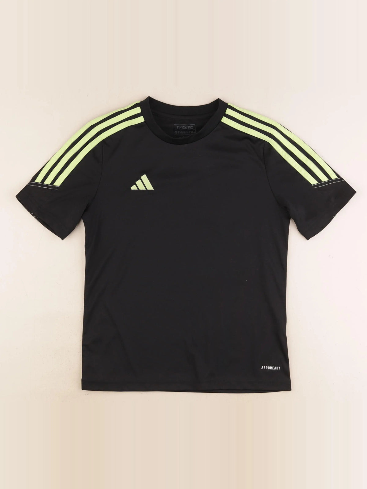 Adidas - tee-shirt jaune, noir - 11/12 ans