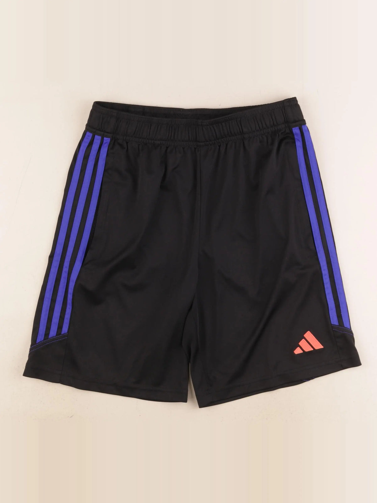 Adidas - short bleu, noir - 13/14 ans