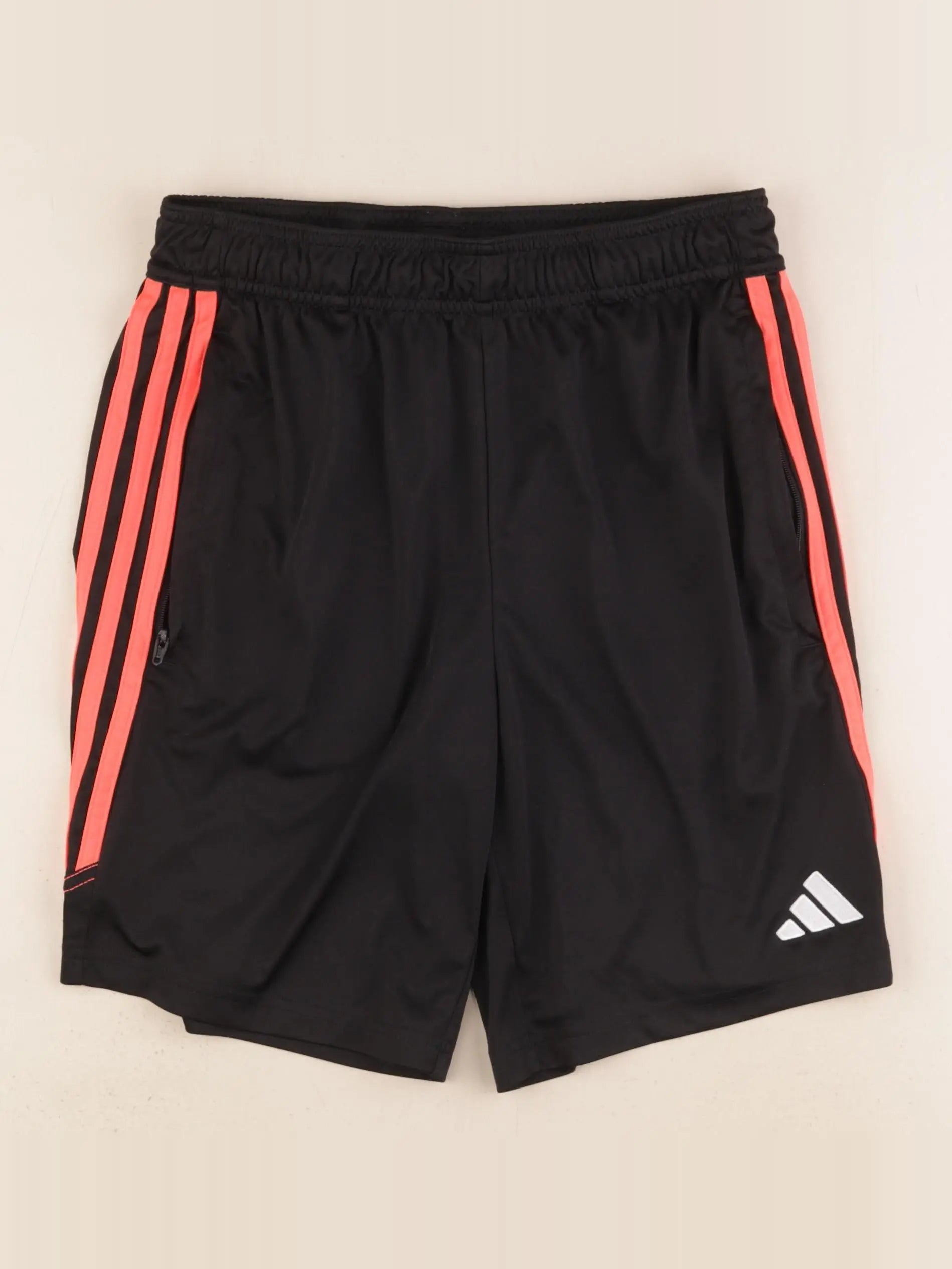 Adidas - short noir, rouge - 13/14 ans