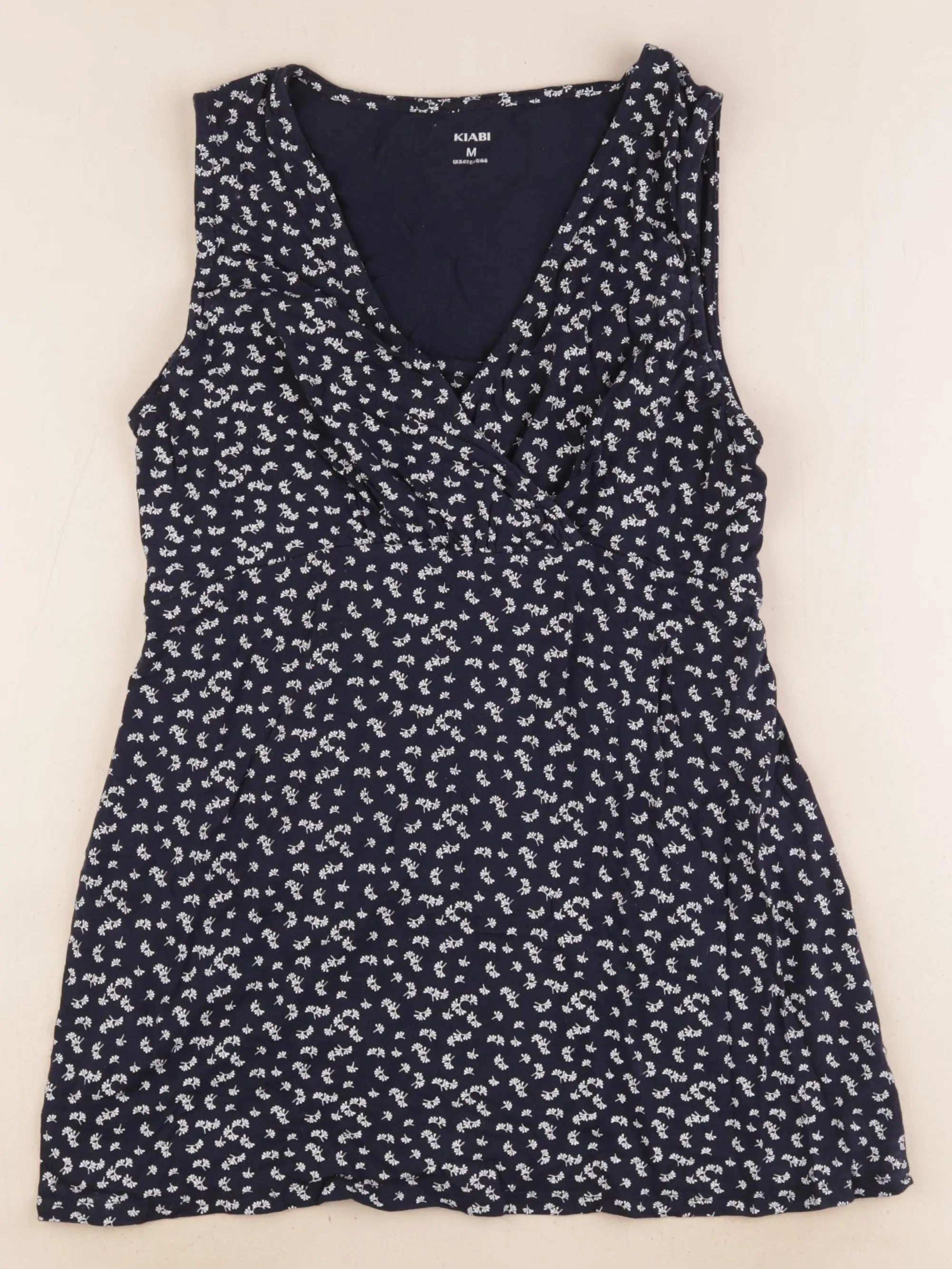Kiabi - débardeur grossesse bleu - m