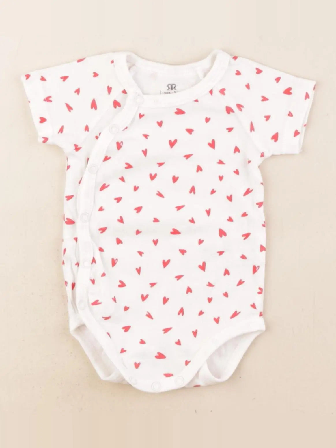 La Redoute - body rouge - 1 mois