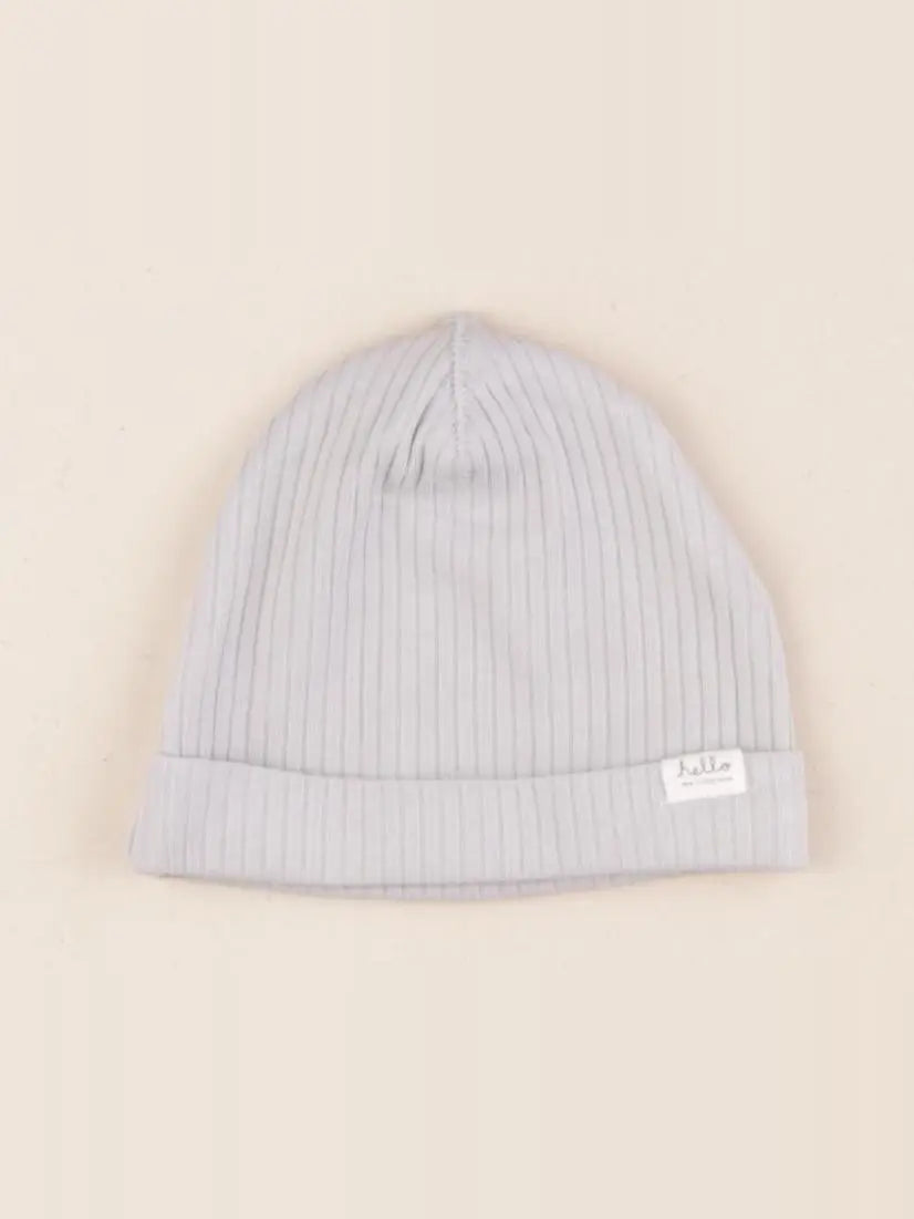 H&M - bonnet gris - 2/4 mois