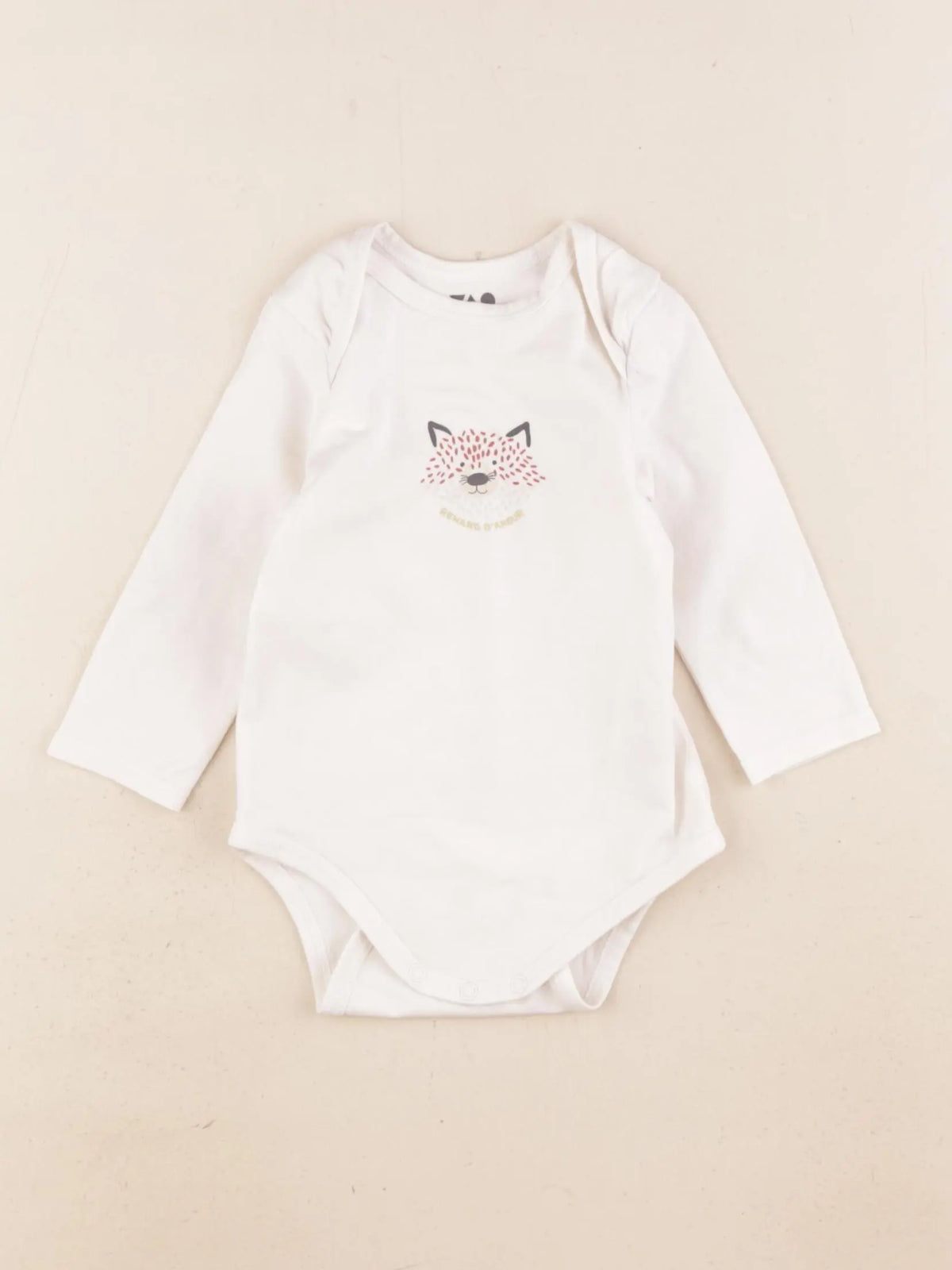 Tape à l'oeil - body beige - 9 mois