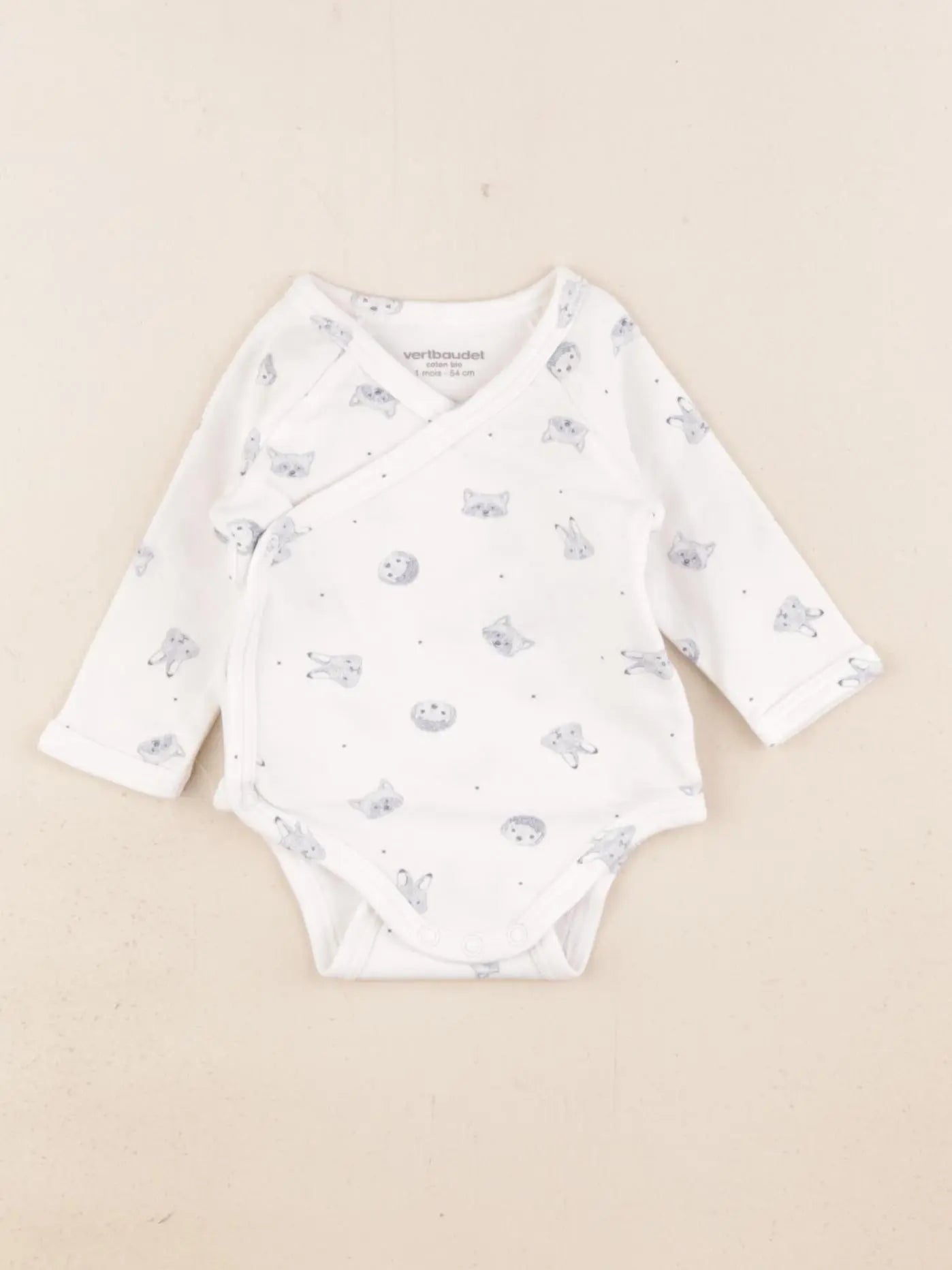 Vertbaudet - body bleu - 1 mois