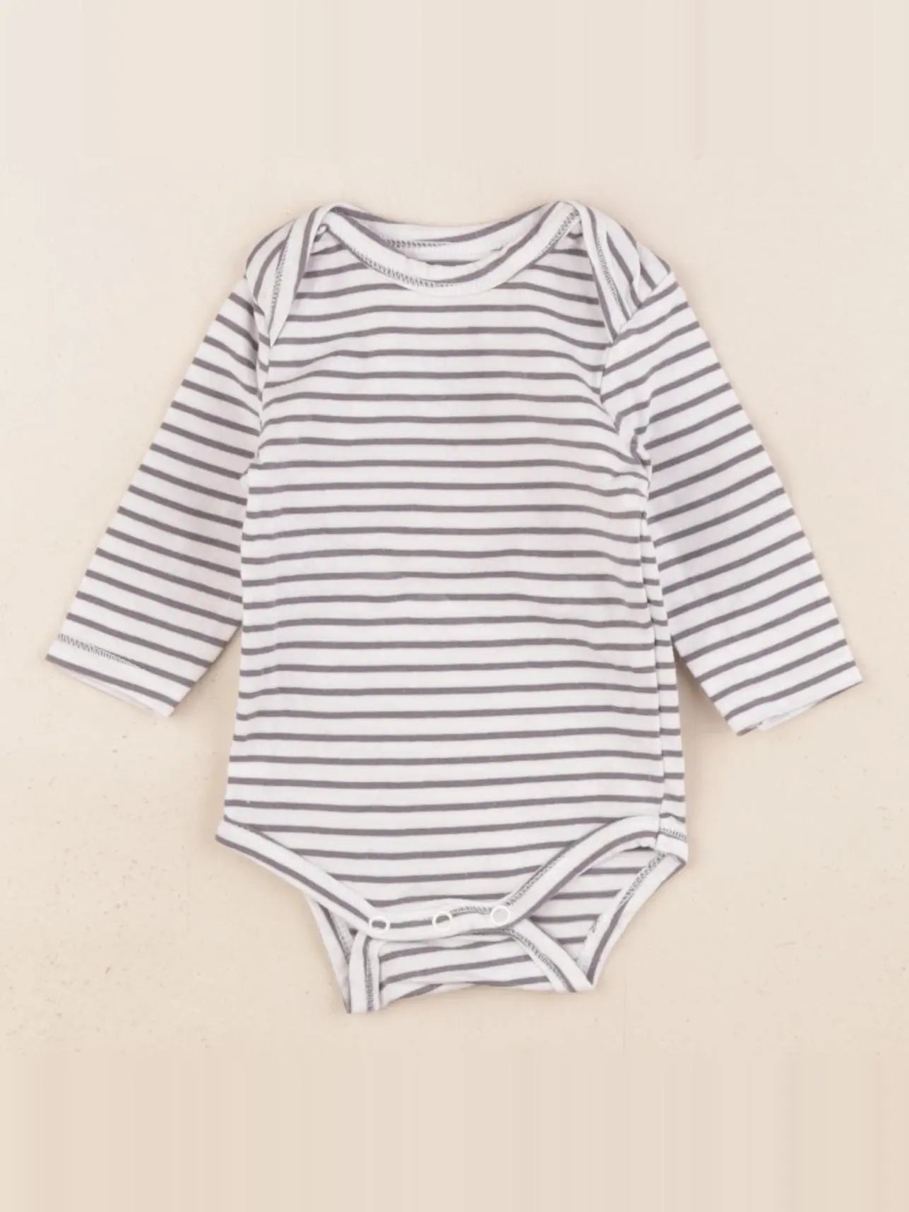 Tape à l'oeil - body gris - 1 mois