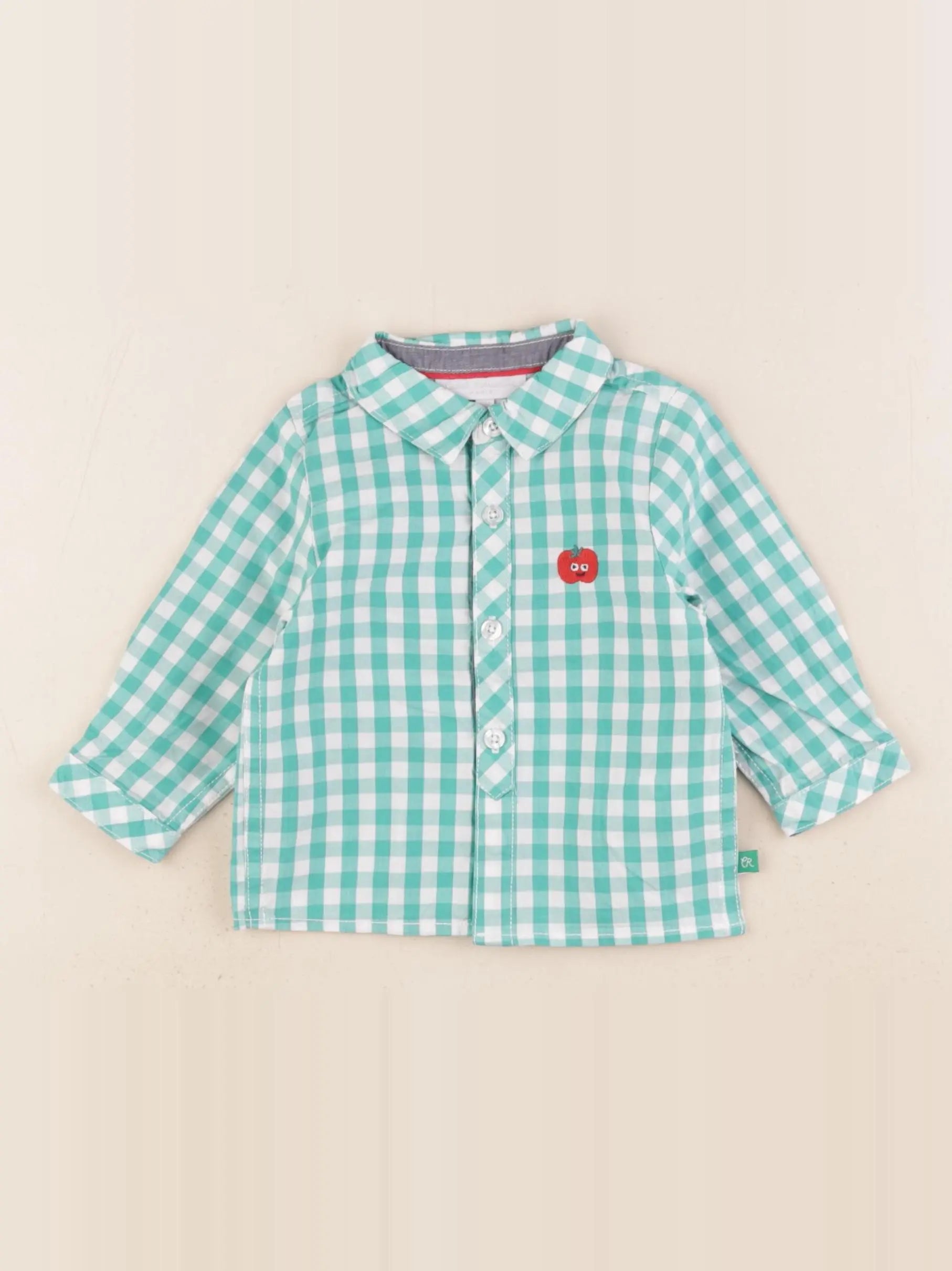 Cadet Rousselle - chemise vert - 6 mois