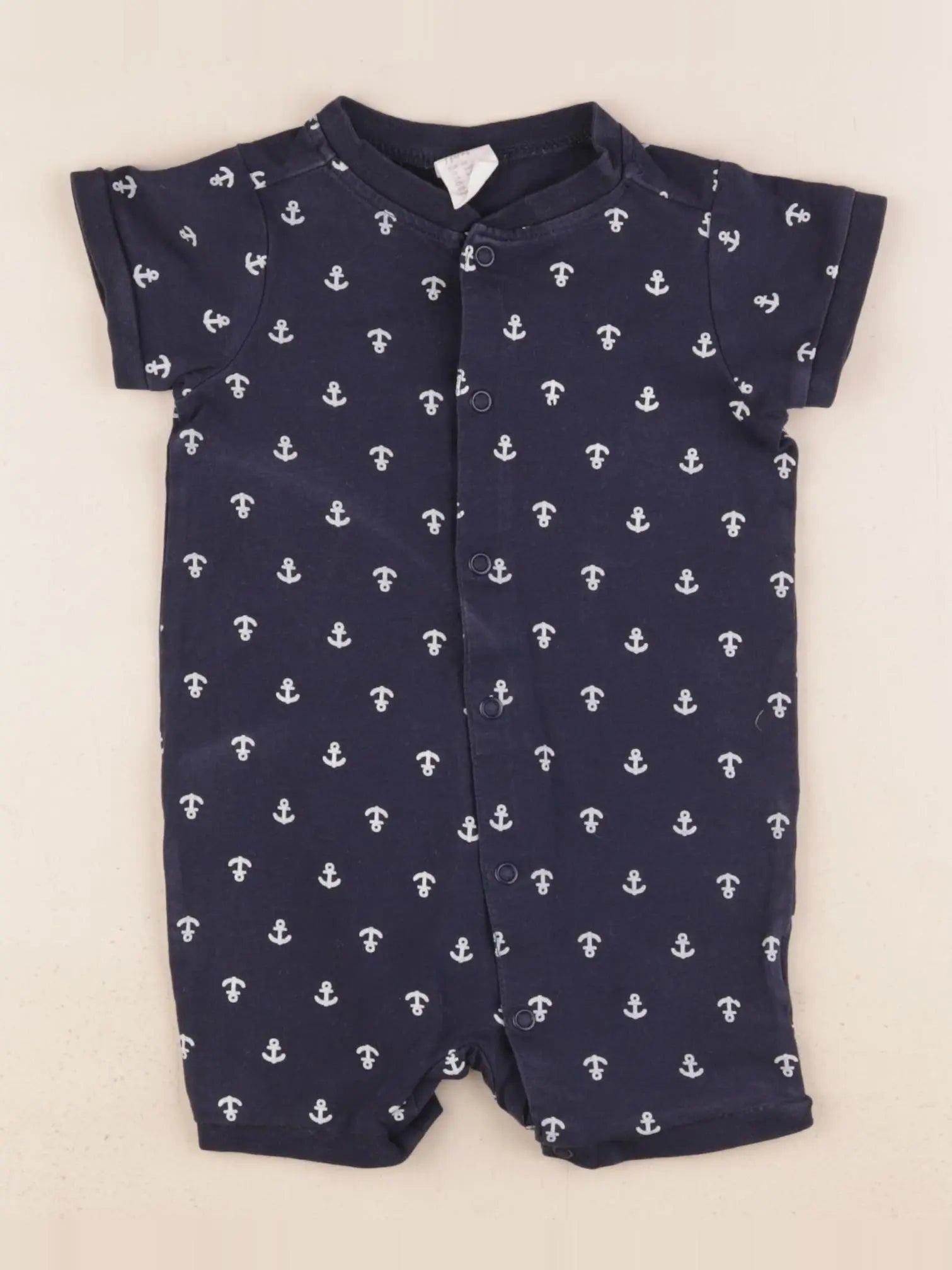 H&M - combinaison bleu - 4/6 mois