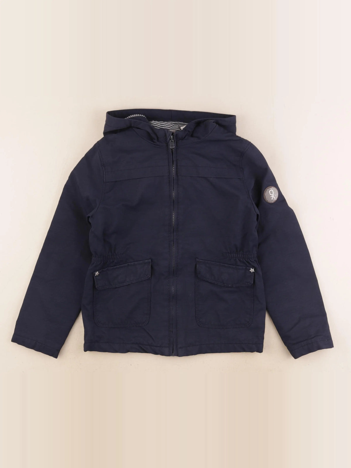 Okaidi - veste doublé bleu - 8 ans