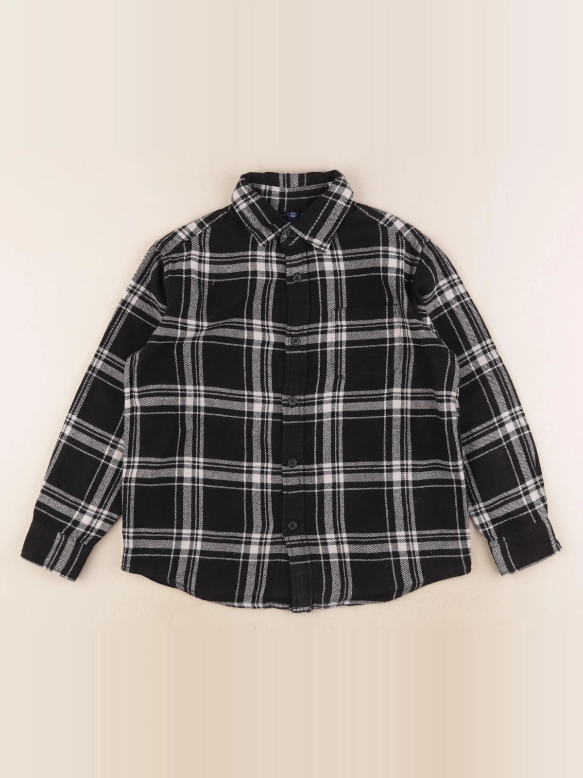 Uniqlo - chemise noir - 5 ans
