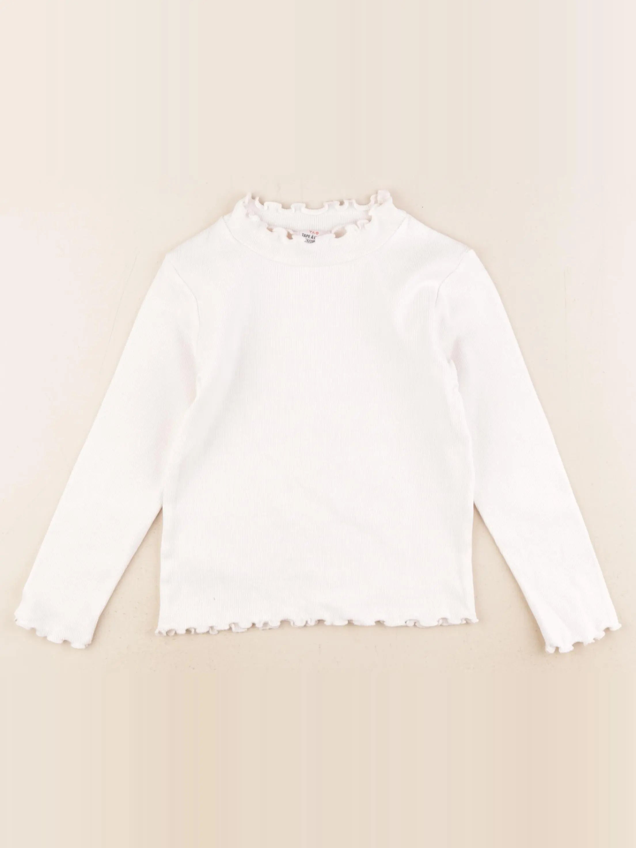 Tape à l'oeil - sous-pull beige - 5 ans