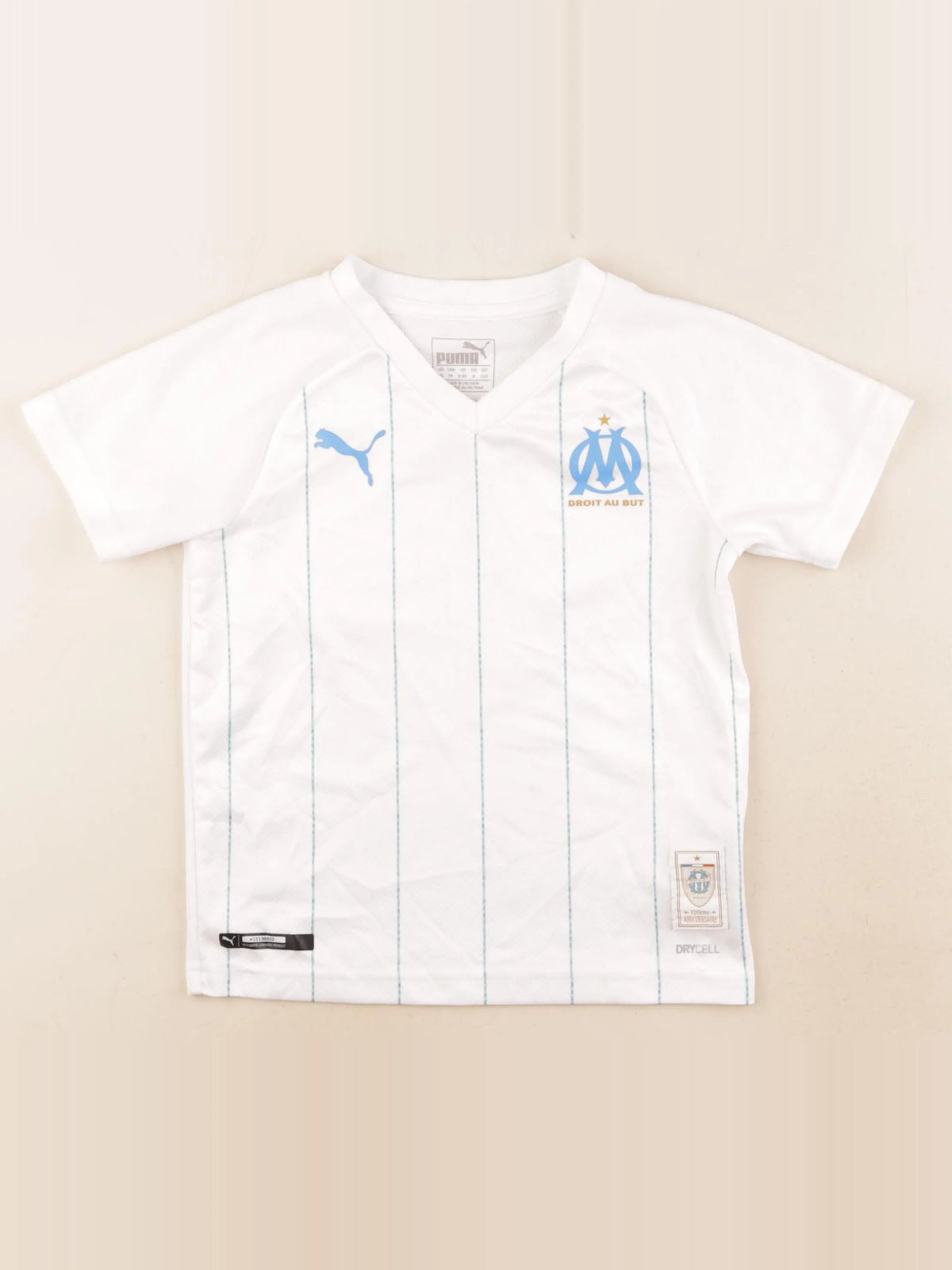 Puma - tee-shirt blanc, bleu - 6 ans