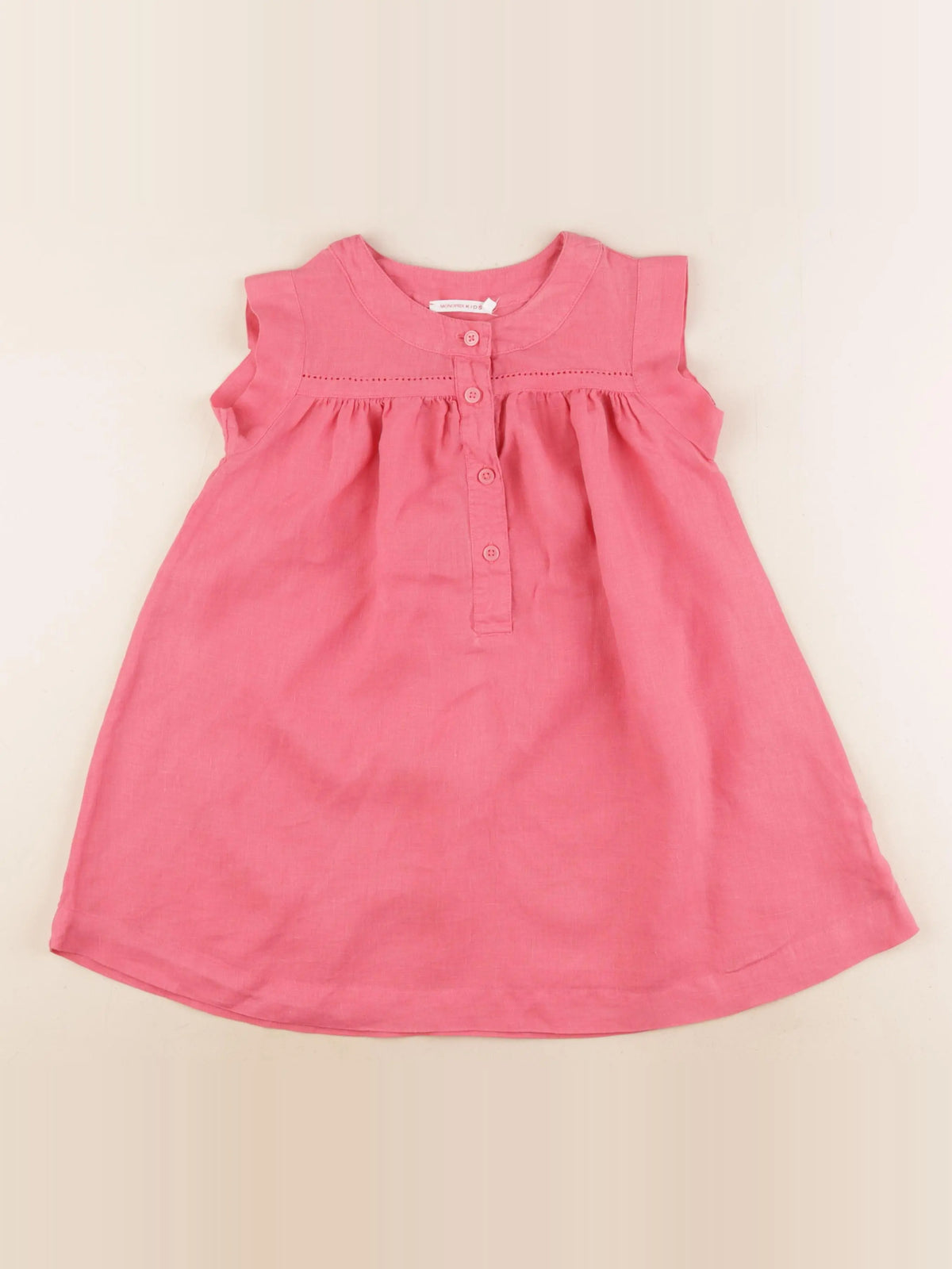 Monoprix - robe rose - 4 ans