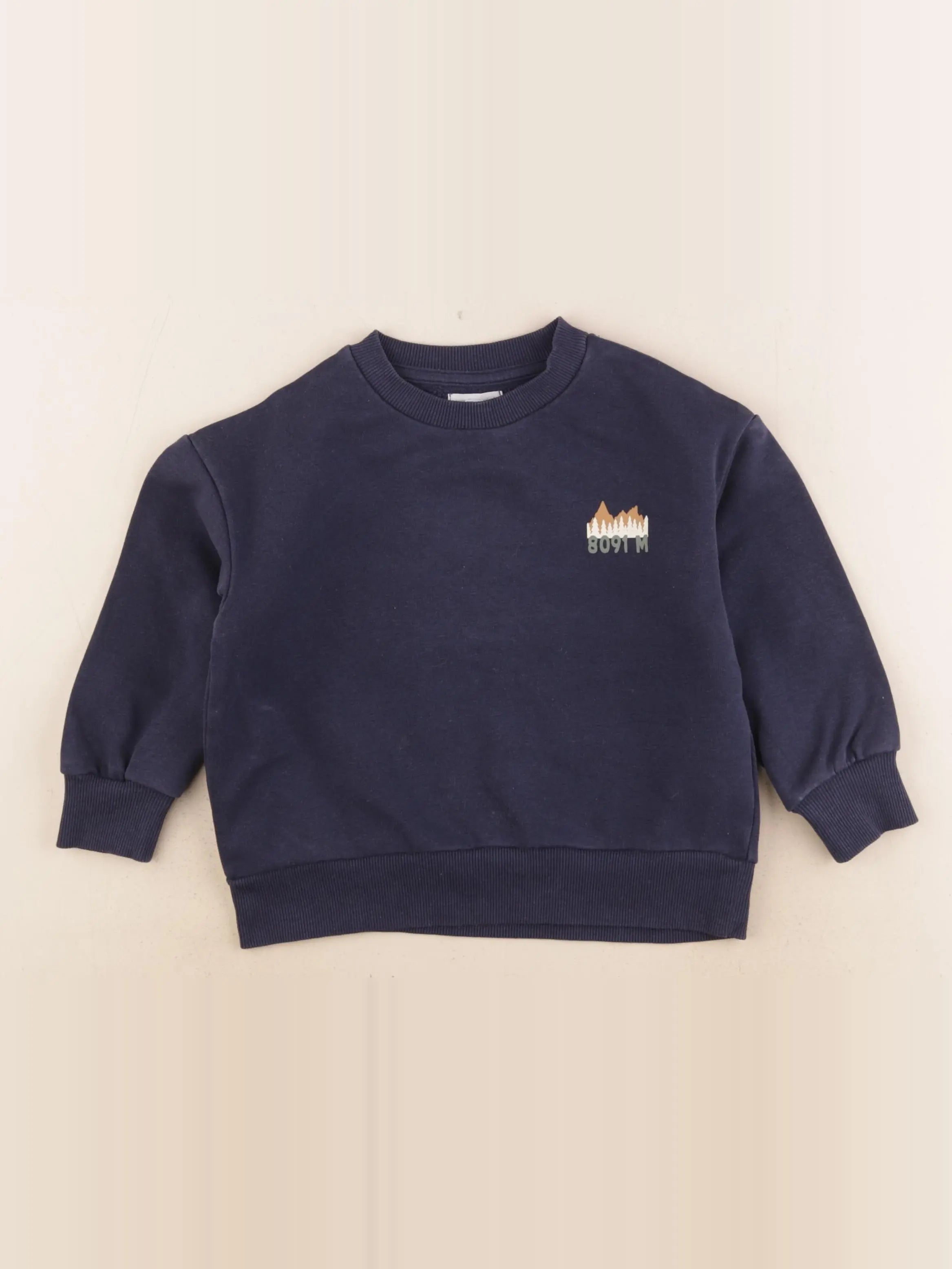 Vertbaudet - sweat bleu - 3 ans