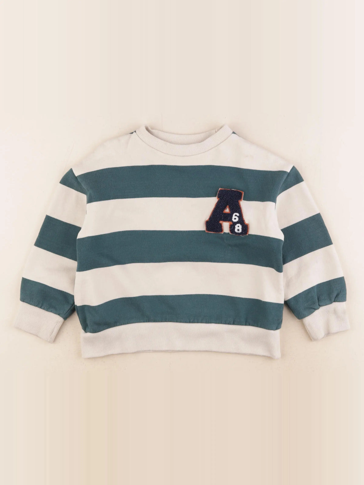 Vertbaudet - sweat vert - 5 ans