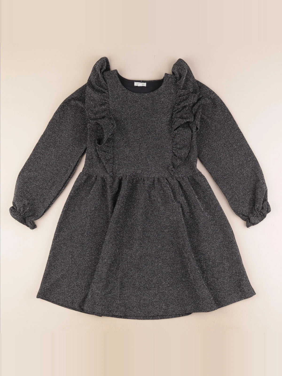 Vertbaudet - robe noir, argent - 10 ans