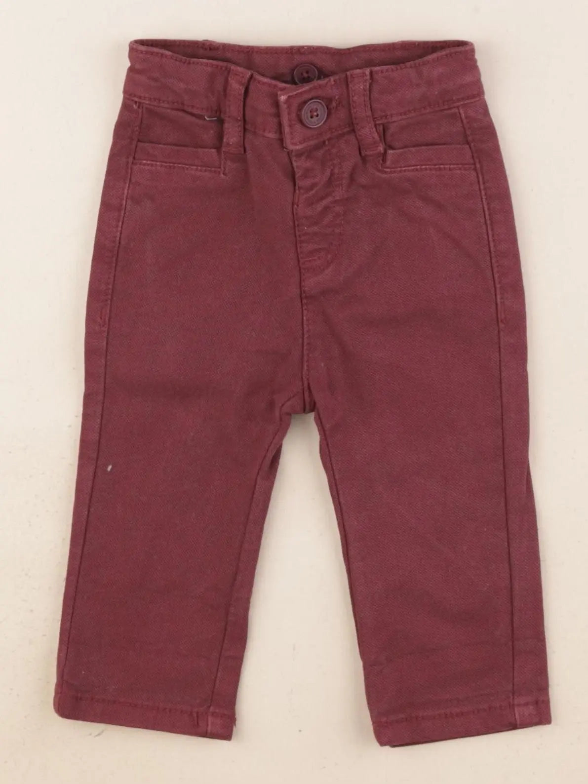 Tape à l'oeil - pantalon rouge - 3 mois