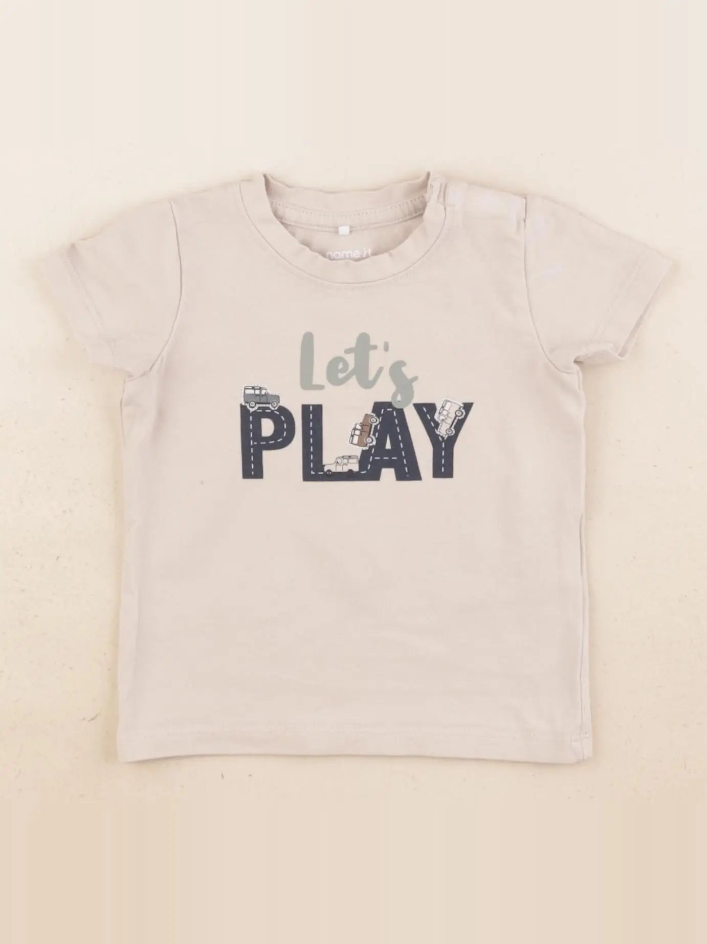 Name it - tee-shirt beige - 2/4 mois