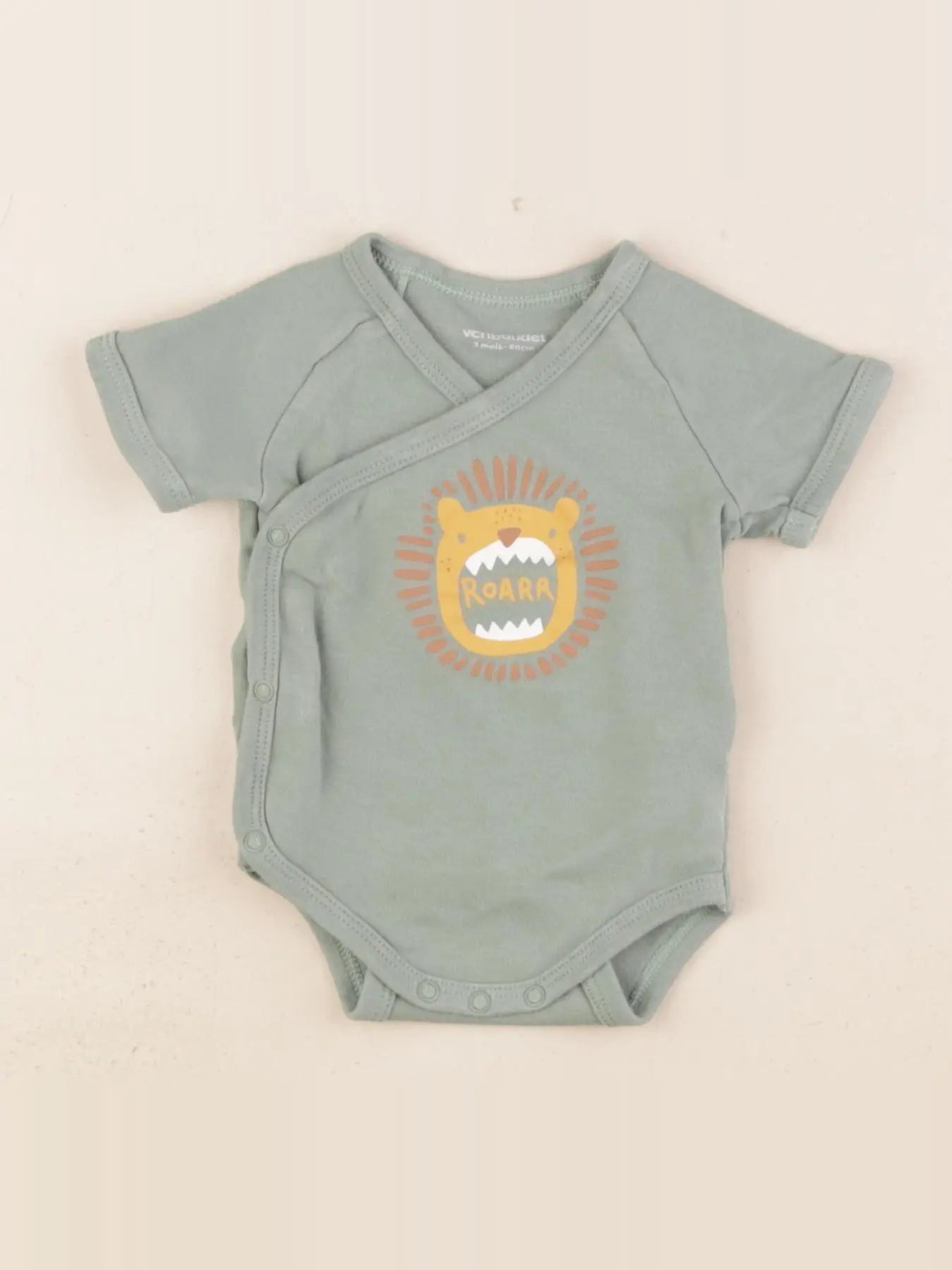 Boutchou - body vert - 3 mois