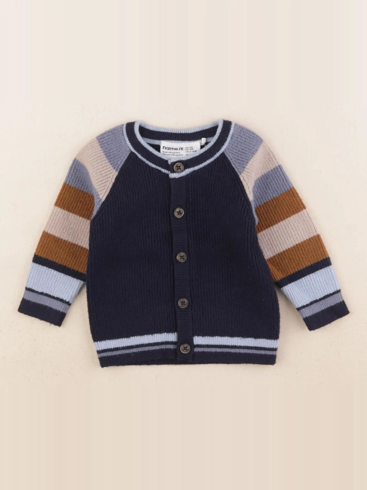 Name it - gilet multicolore - 2 mois