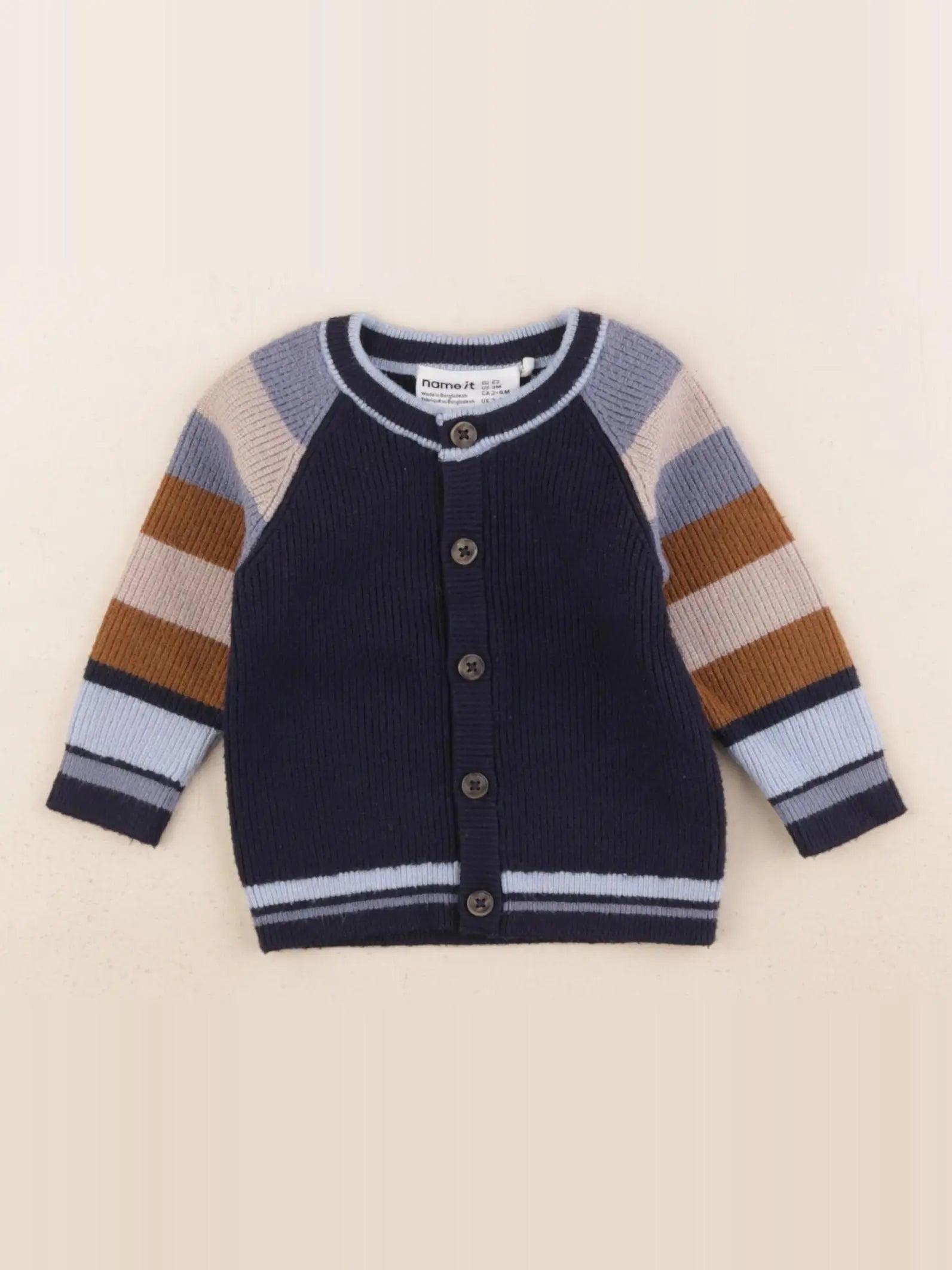 Name it - gilet multicolore - 2 mois