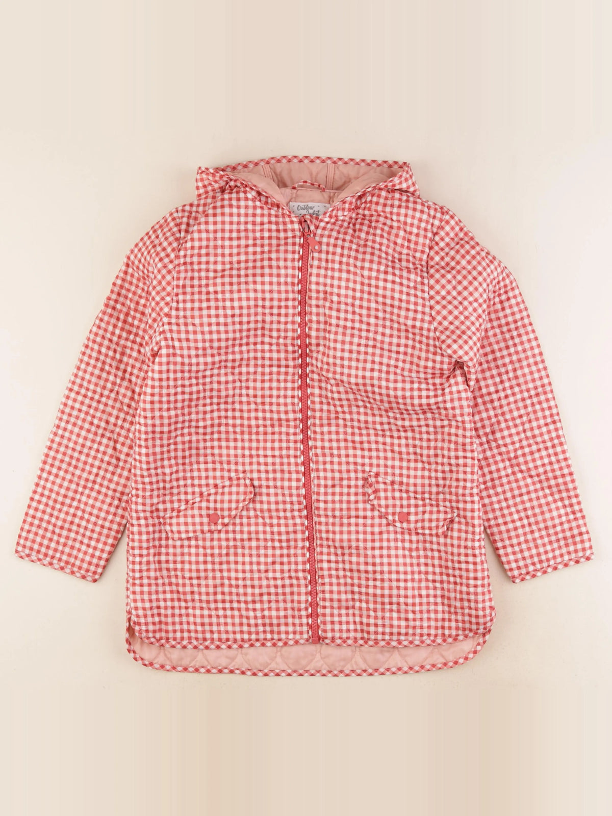 Vertbaudet - imperméable rouge - 10 ans