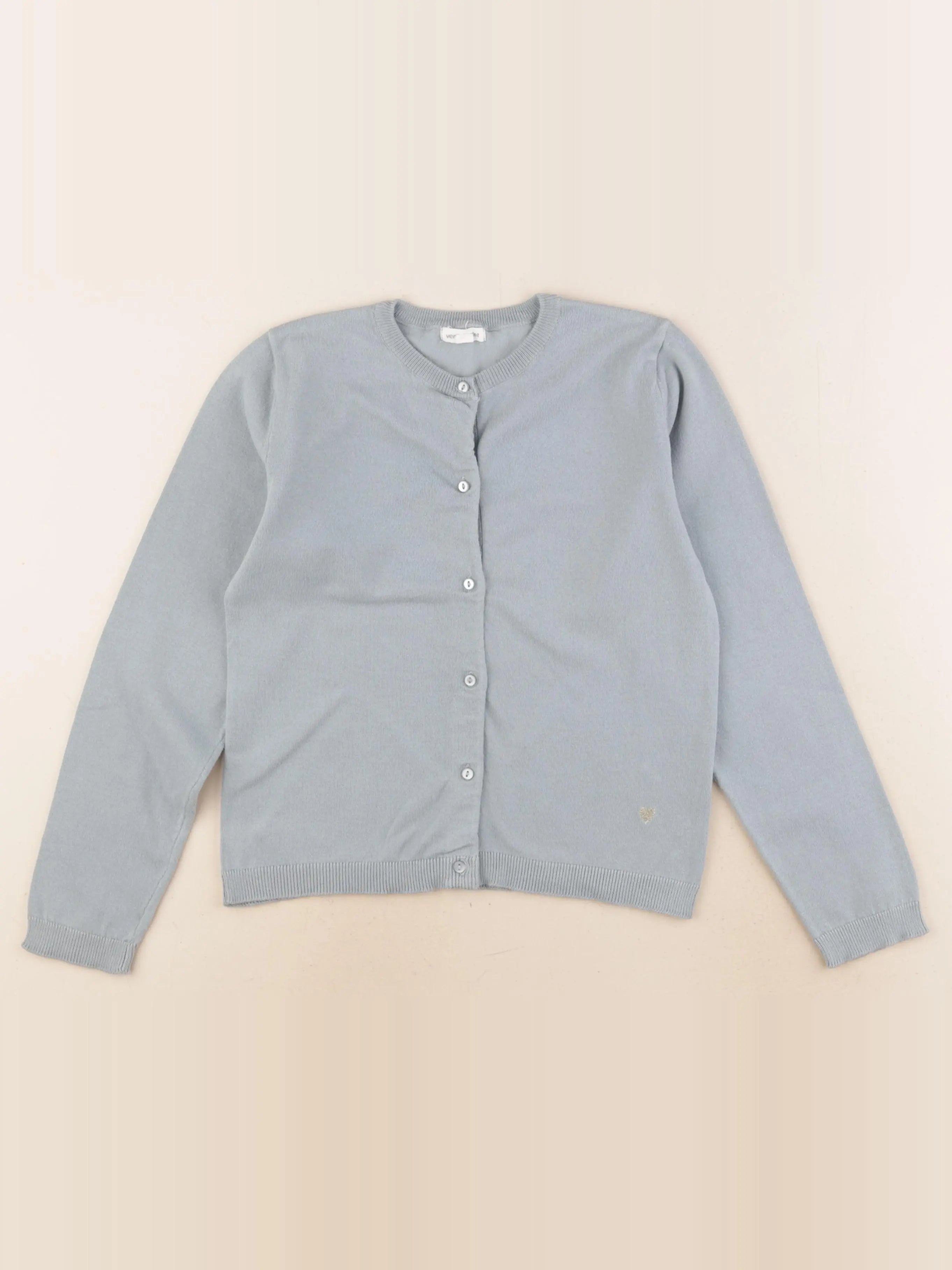 Vertbaudet - gilet bleu - 10 ans