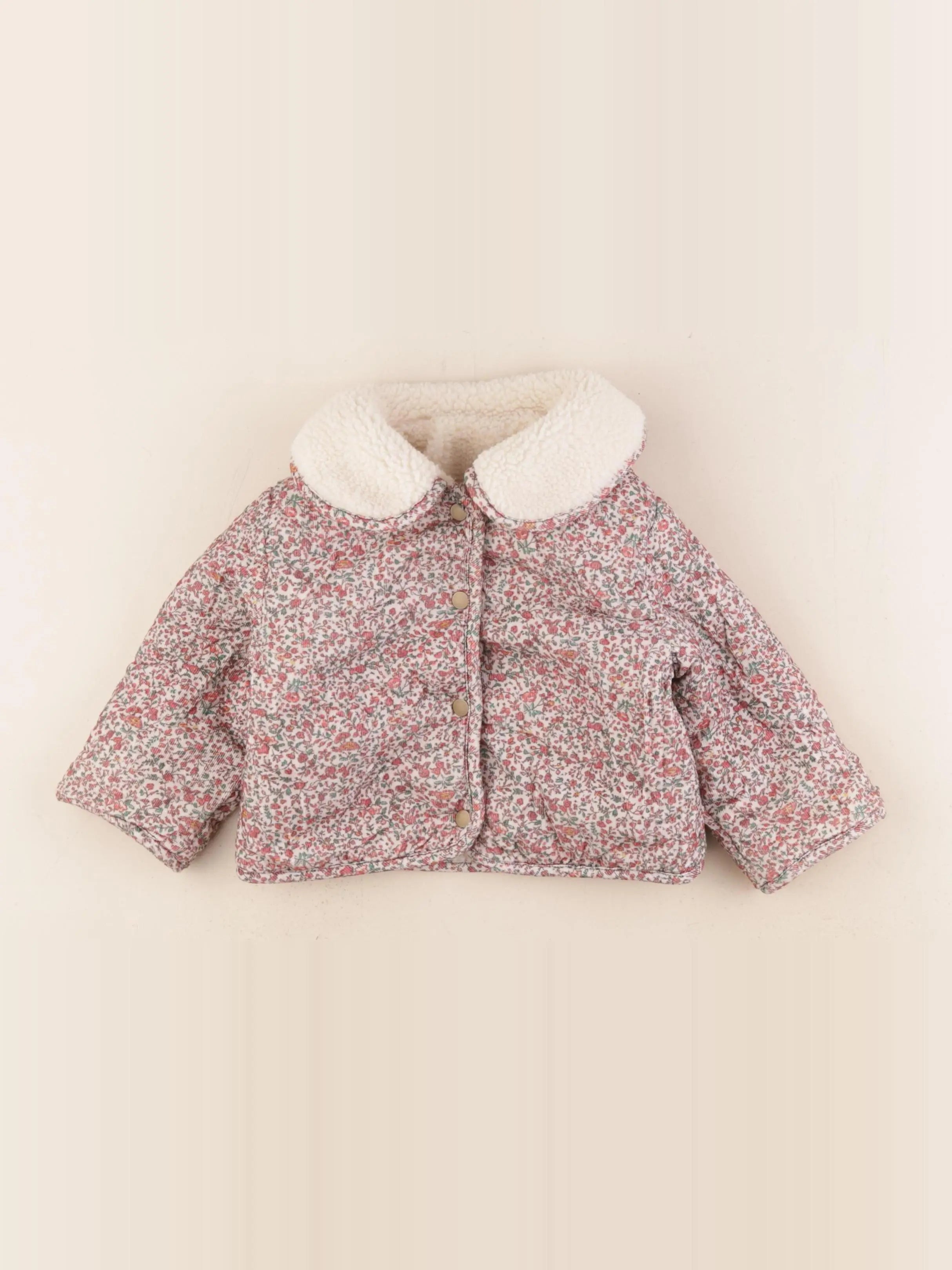 Boutchou - veste réversible beige - 12 mois