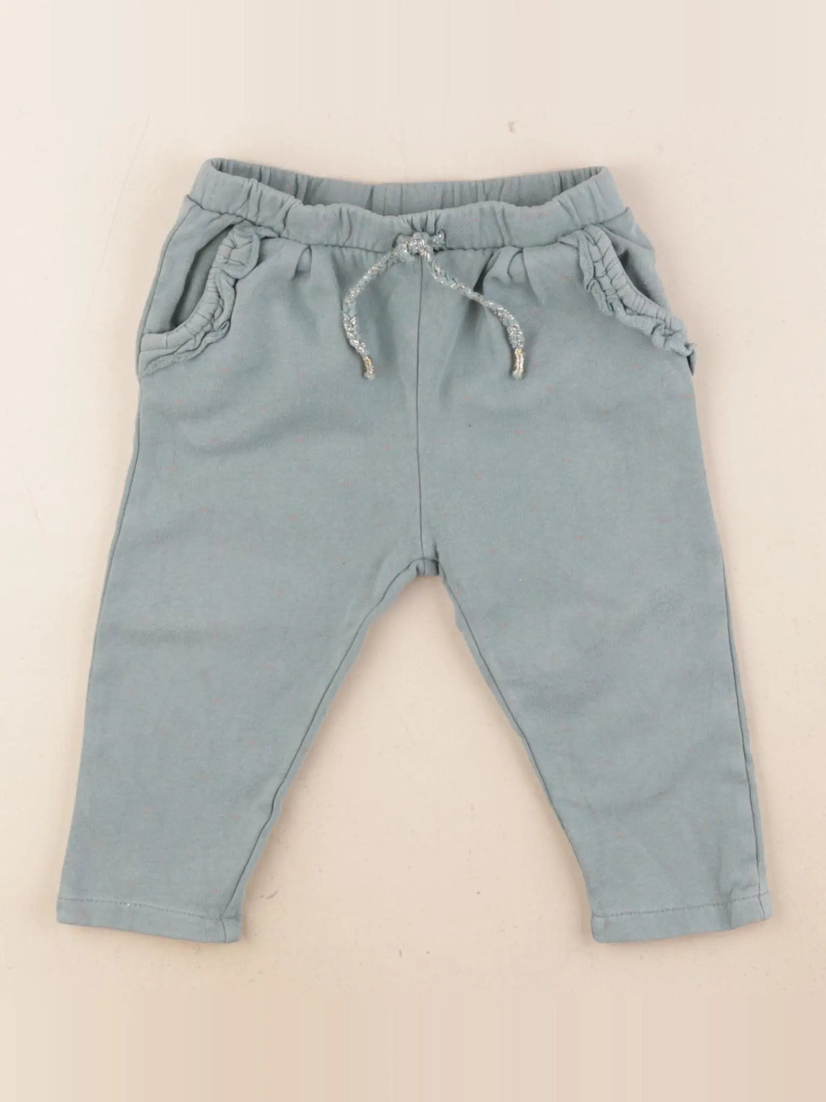 Vertbaudet - pantalon vert - 18 mois