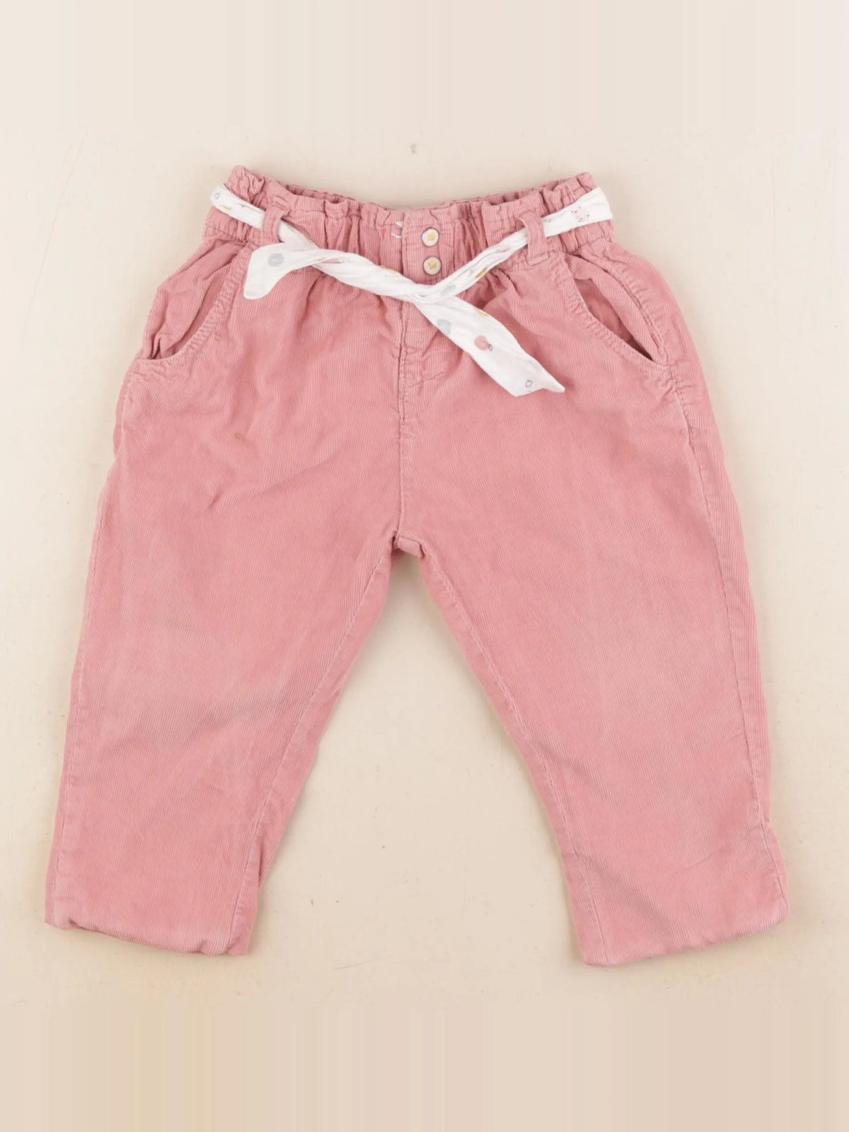 Vertbaudet - pantalon rose - 18 mois