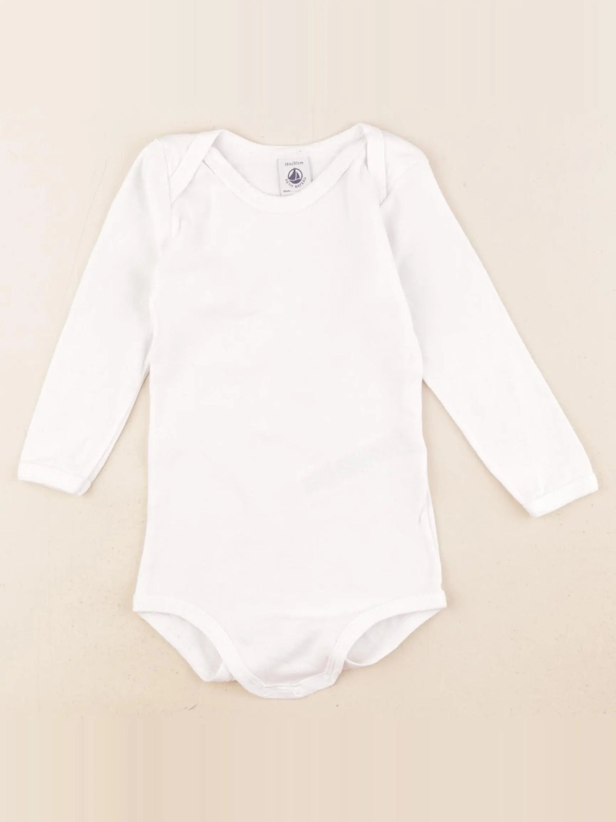 Petit Bateau - body blanc - 18 mois