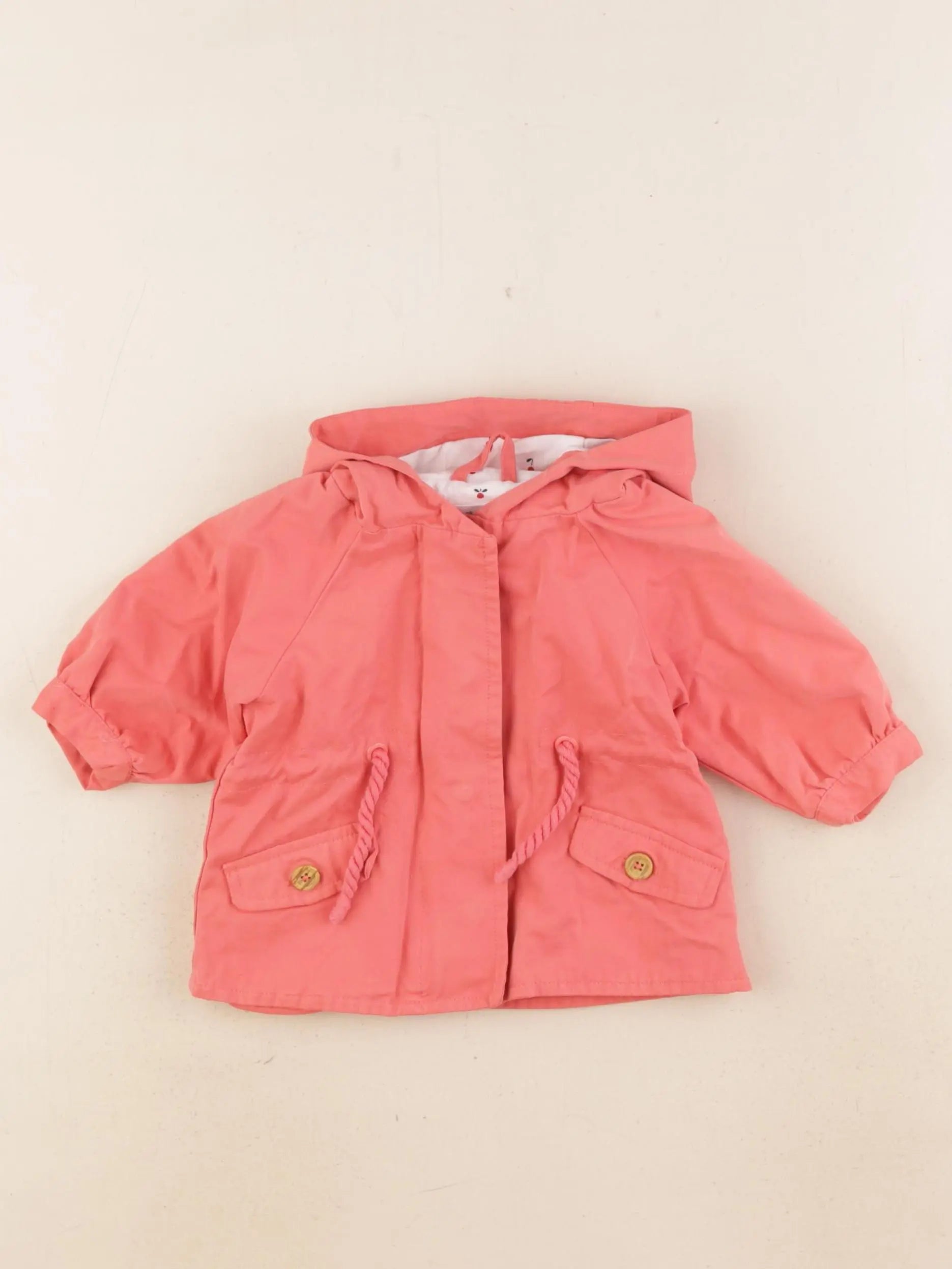 Vertbaudet - coupe-vent rose - 3 mois