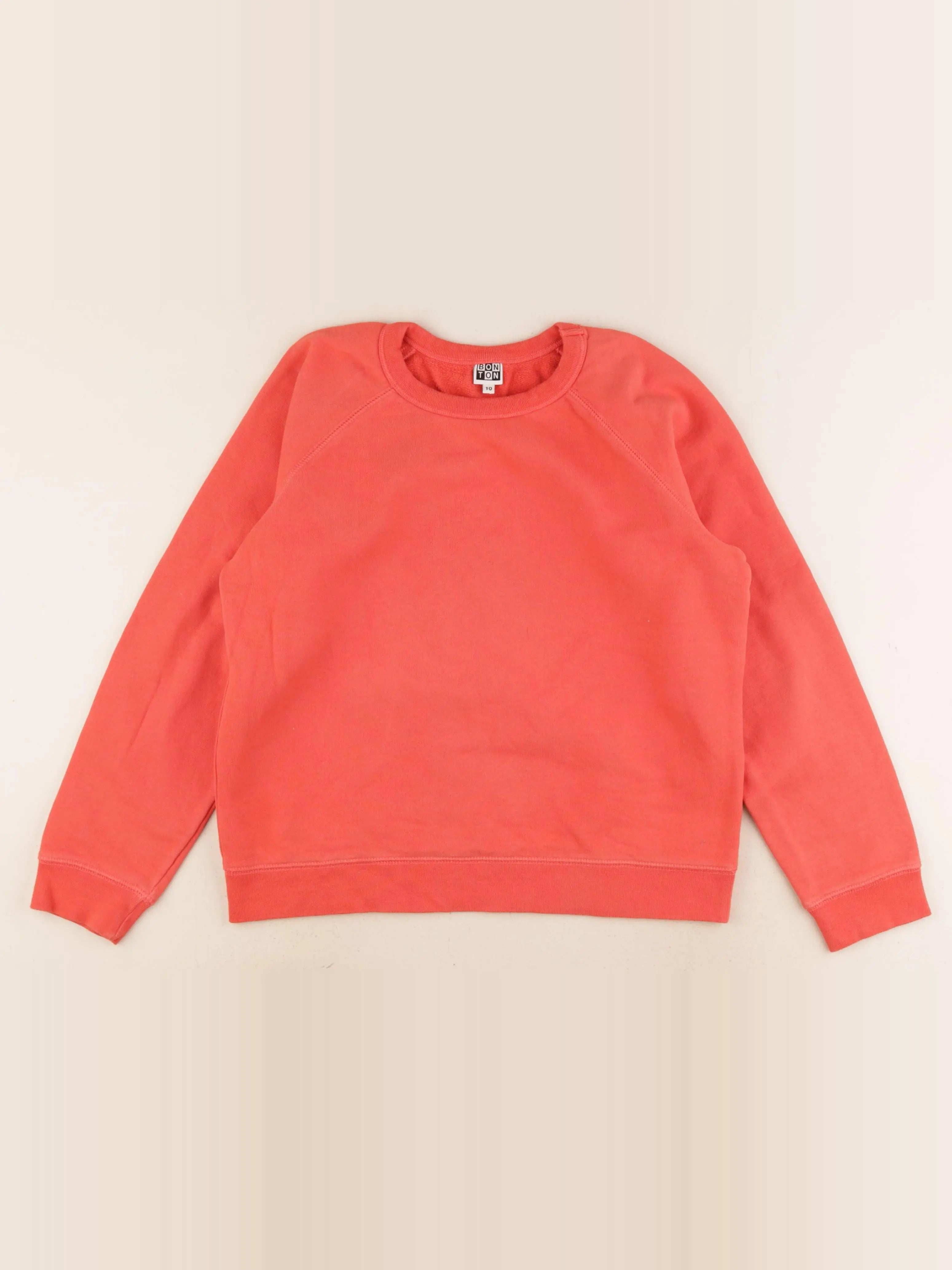 Bonton - sweat rouge - 10 ans