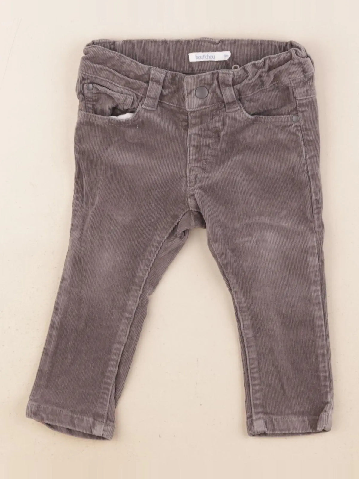 Boutchou - pantalon gris - 9 mois