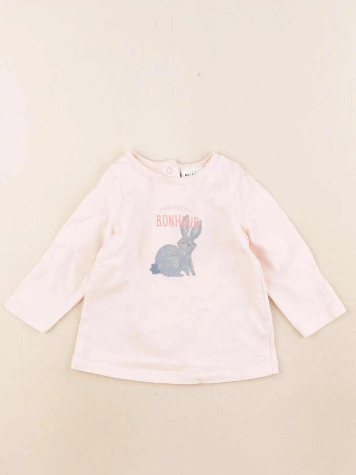 Tape à l'oeil - tee-shirt rose - 9 mois