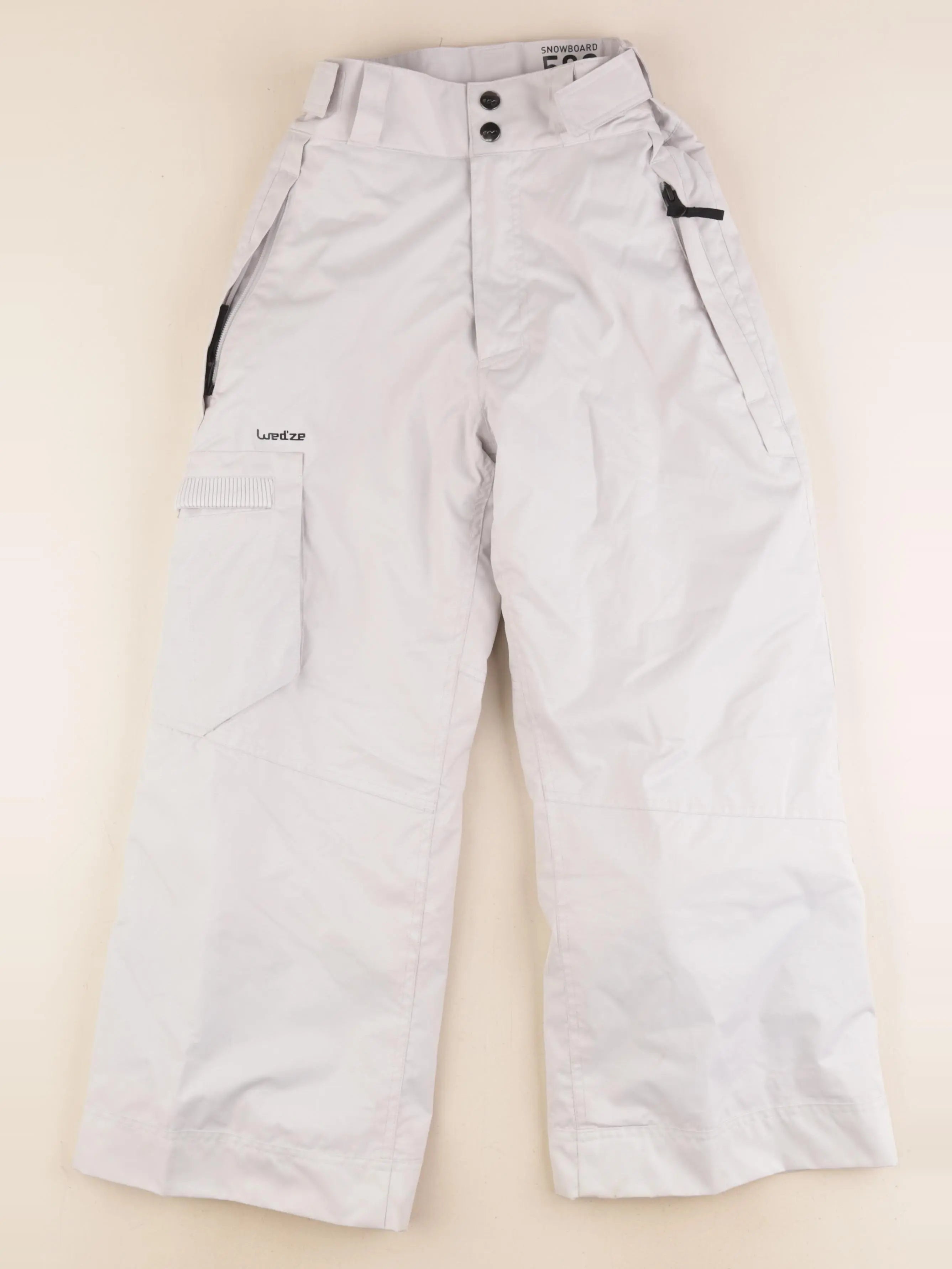 Decathlon ski - pantalon de ski gris - 8 ans