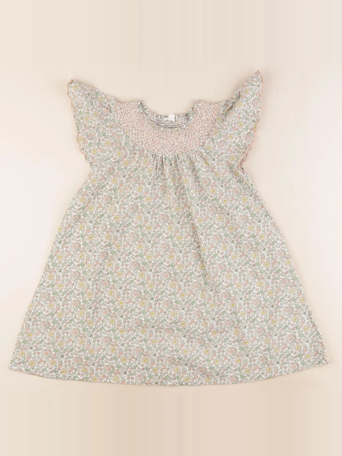 Vertbaudet - robe vert - 6 ans