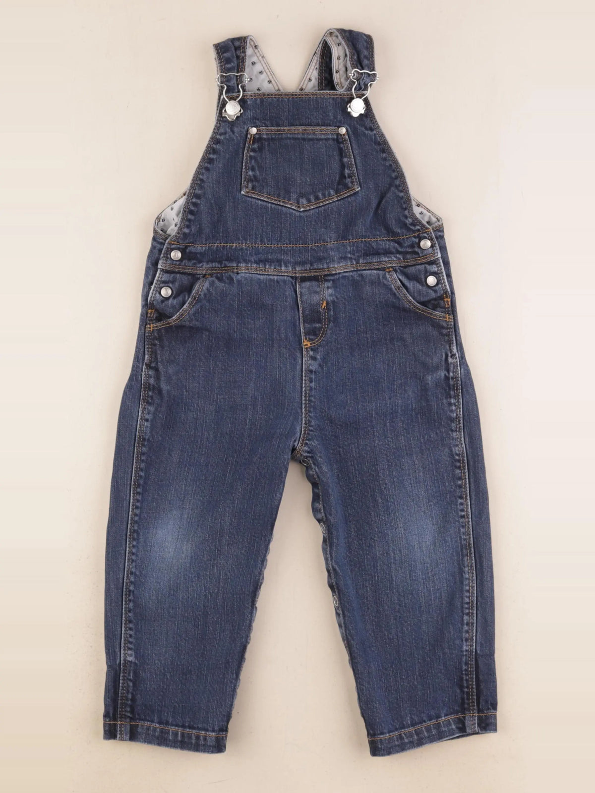 Petit Bateau - salopette bleu - 24 mois