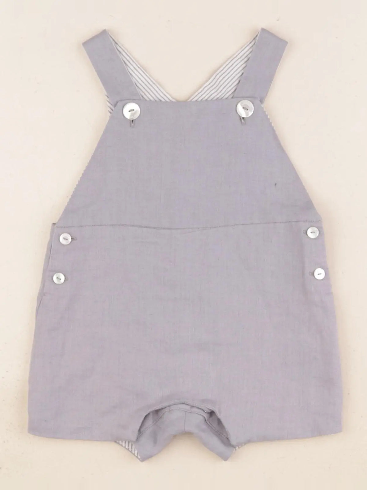 Jacadi - salopette gris - 6 mois