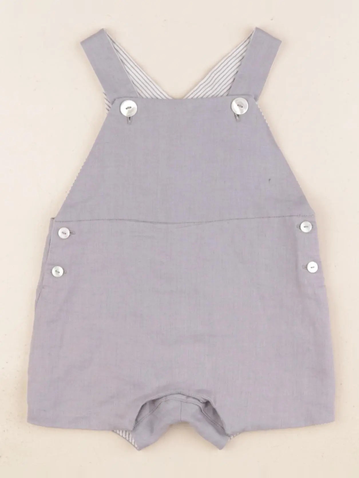 Jacadi - salopette gris - 6 mois